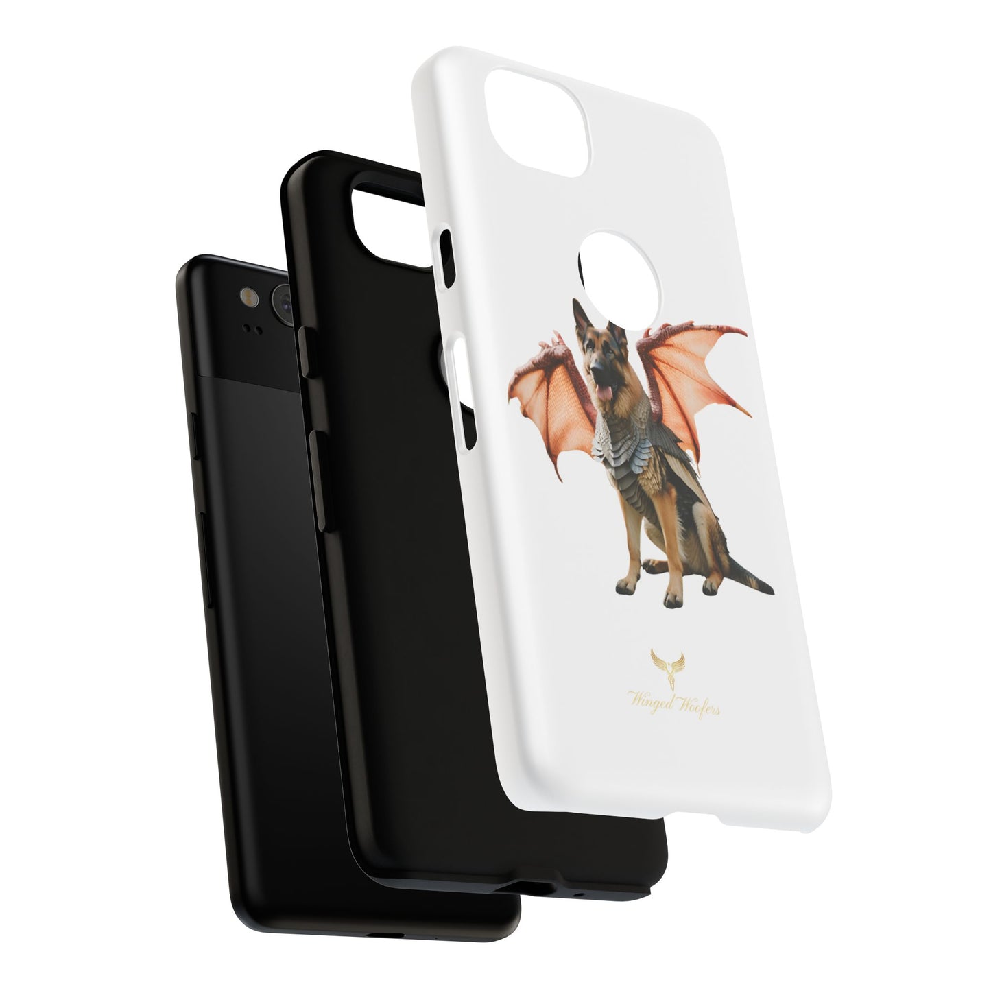 Mythical German Shepherd with Wings Dog iPhone Case | Tough Cases for Pet Lovers