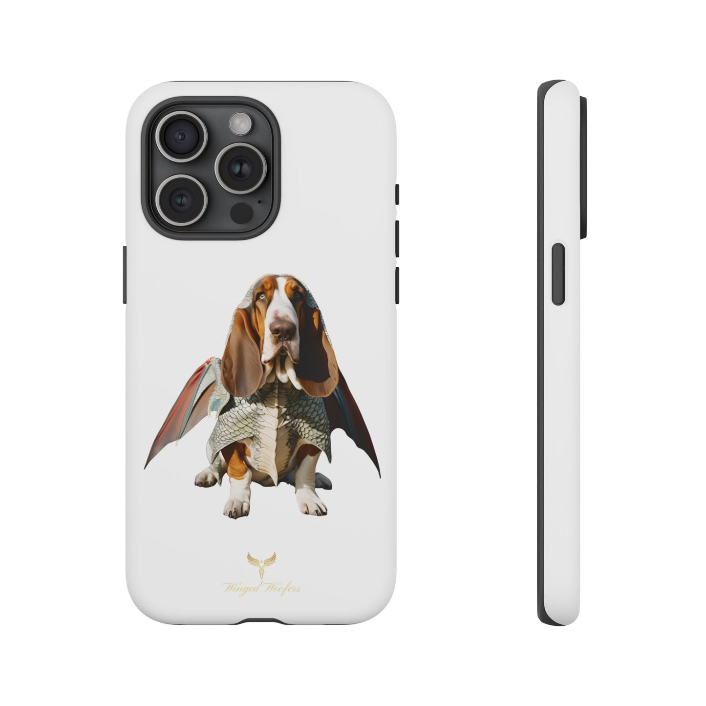 Whimsical Basset Hound Dog Phone Case - Tough Cases for Animal Lovers