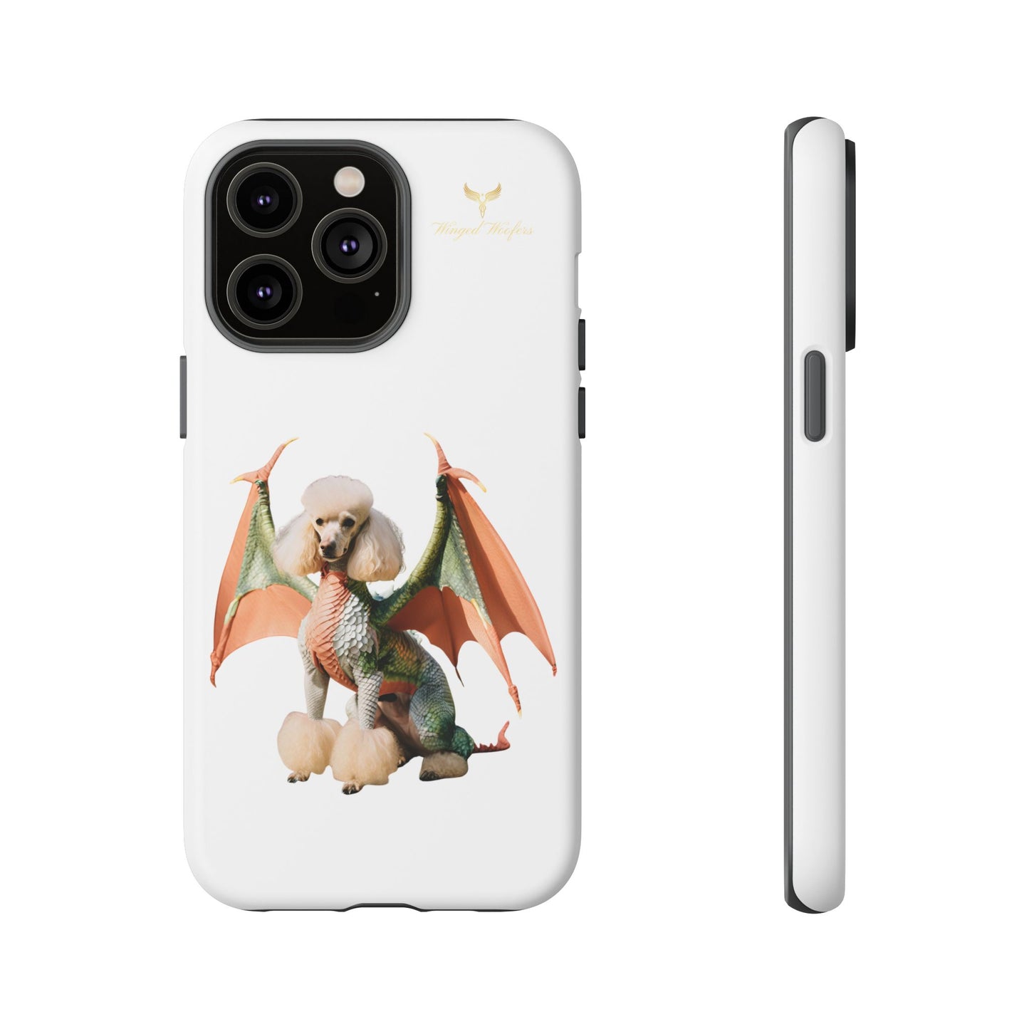 Unique Dragon Poodle Phone Case - Tough Cases for Pet Lovers