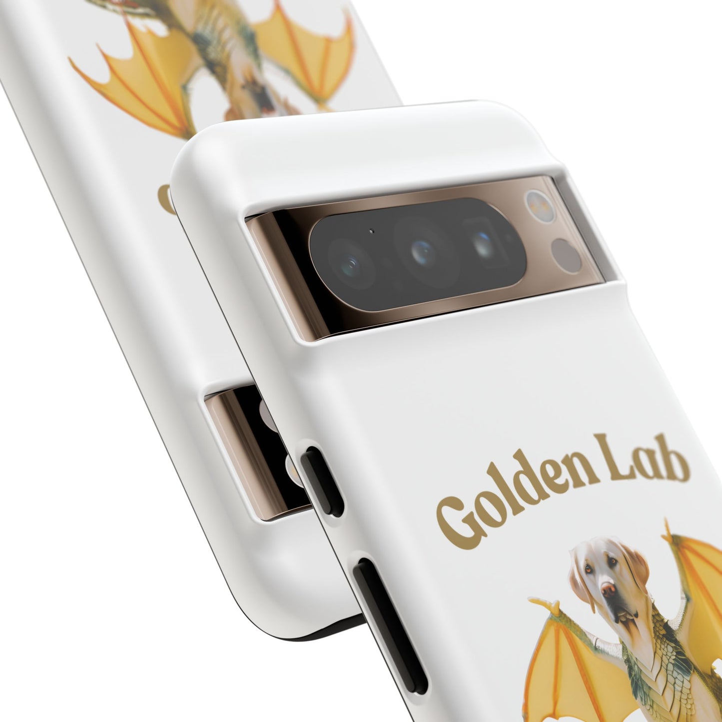 Golden Lab Dragon Phone Case - Tough Protection with a Fun Twist