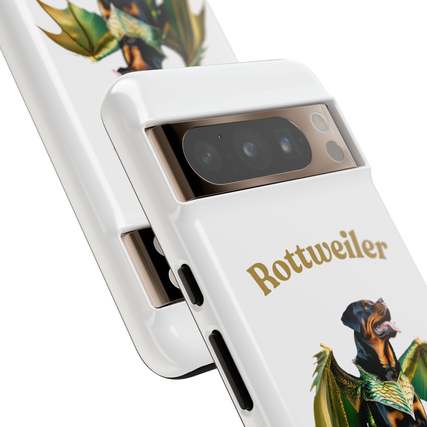 Rottweiler Dragon Wings Phone Case - Tough Cases for Dog Lovers