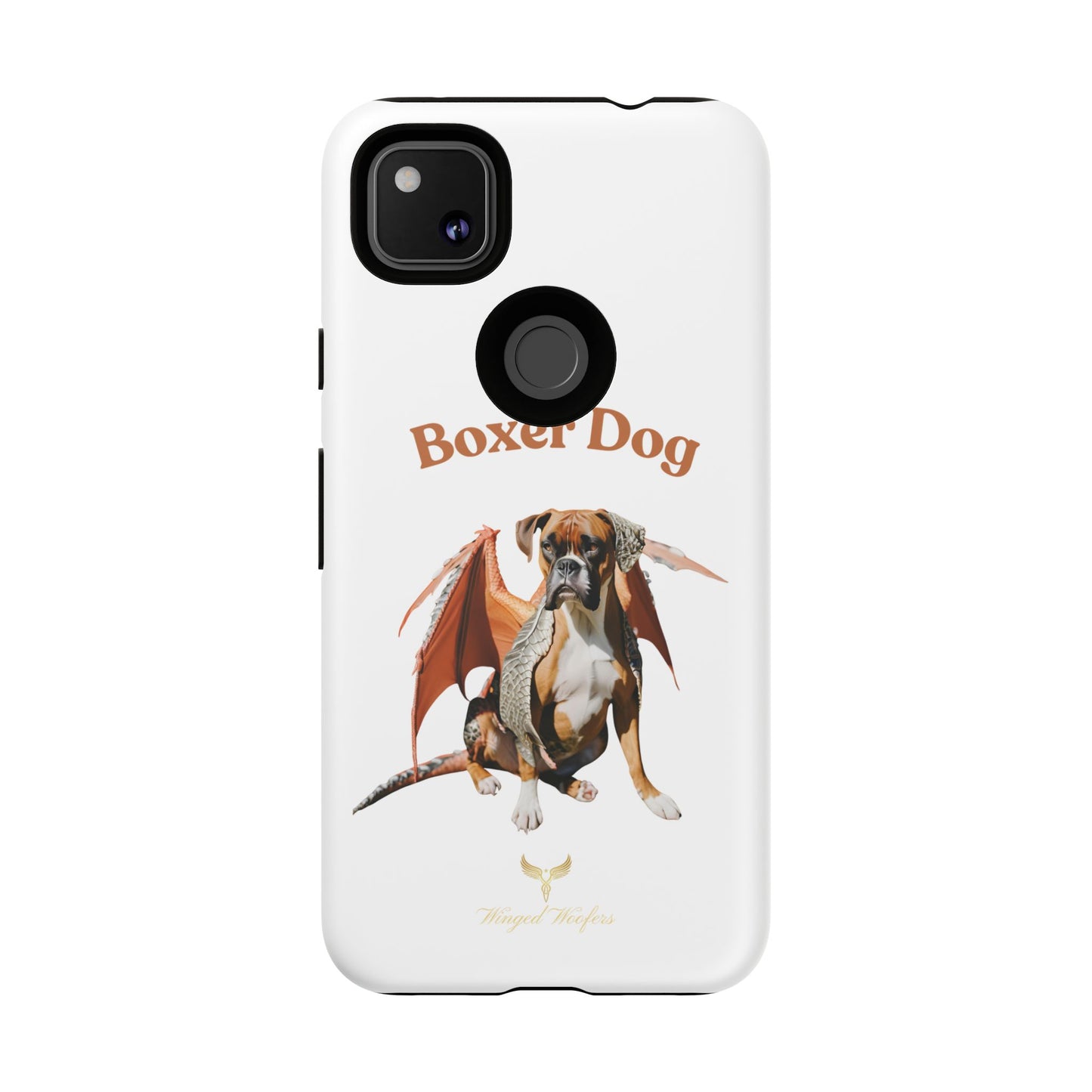 Boxer Dog Dragon Art Phone Case - Tough Cases