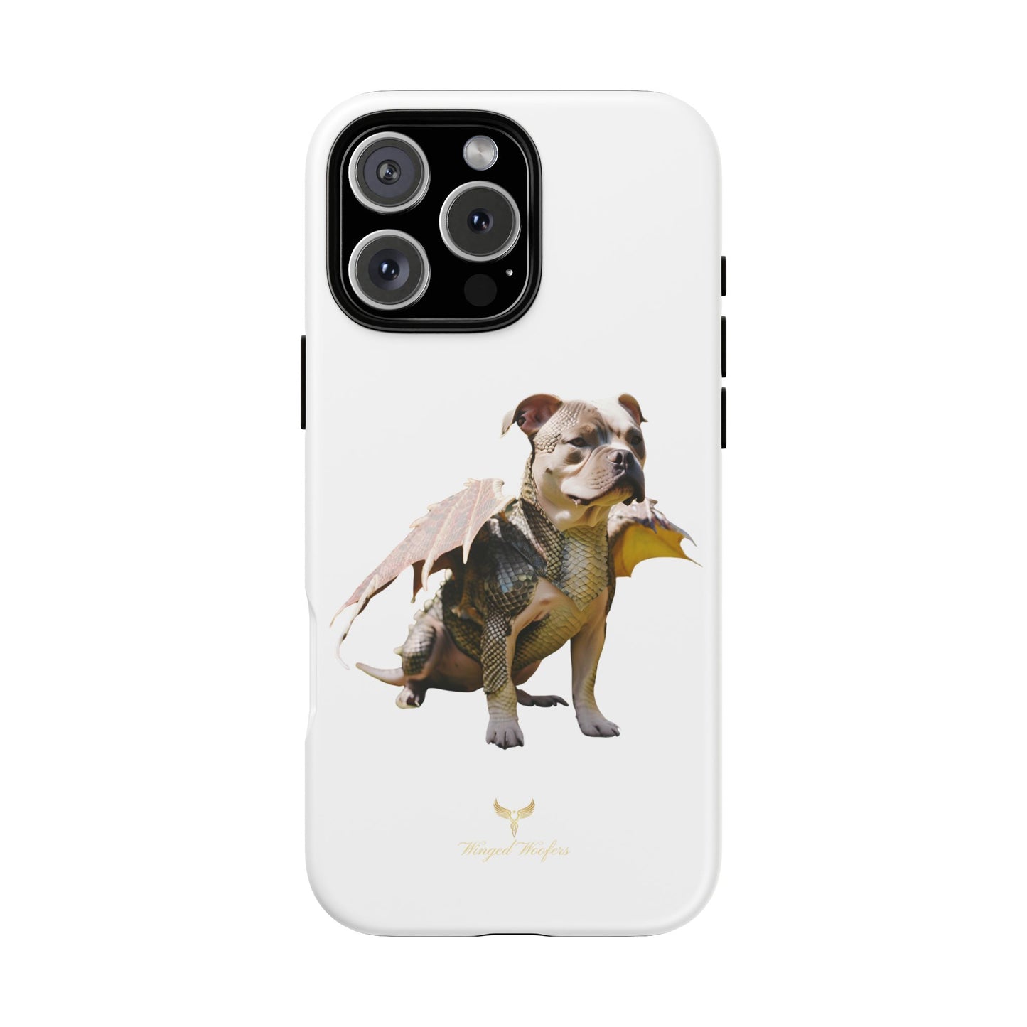 Staffordshire Bulldog Dragon Tough Phone Case - Unique Animal Design for Pet Lovers