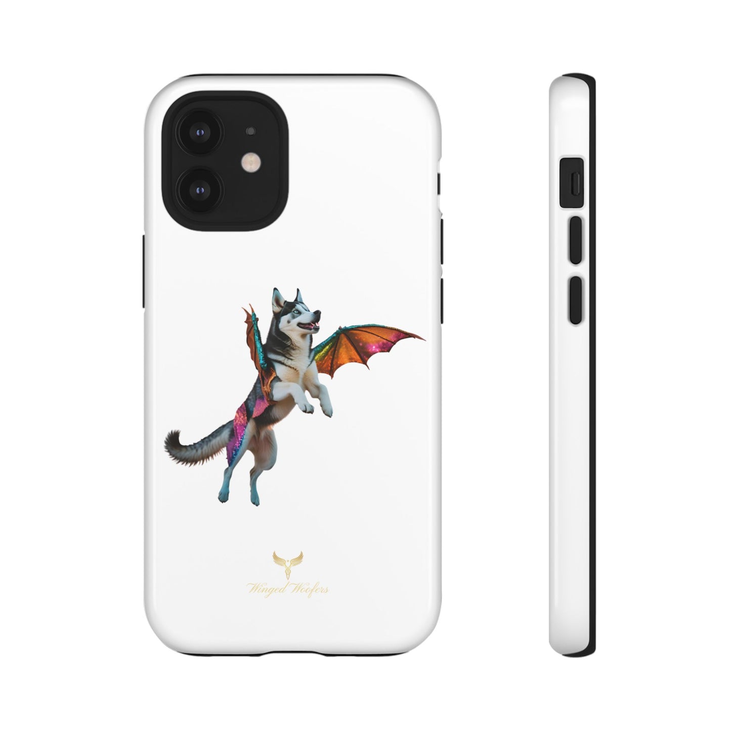 Magical Husky Pet Phone Case - Winged Dog Design | Tough Cases | Unique Animal Lover Gift