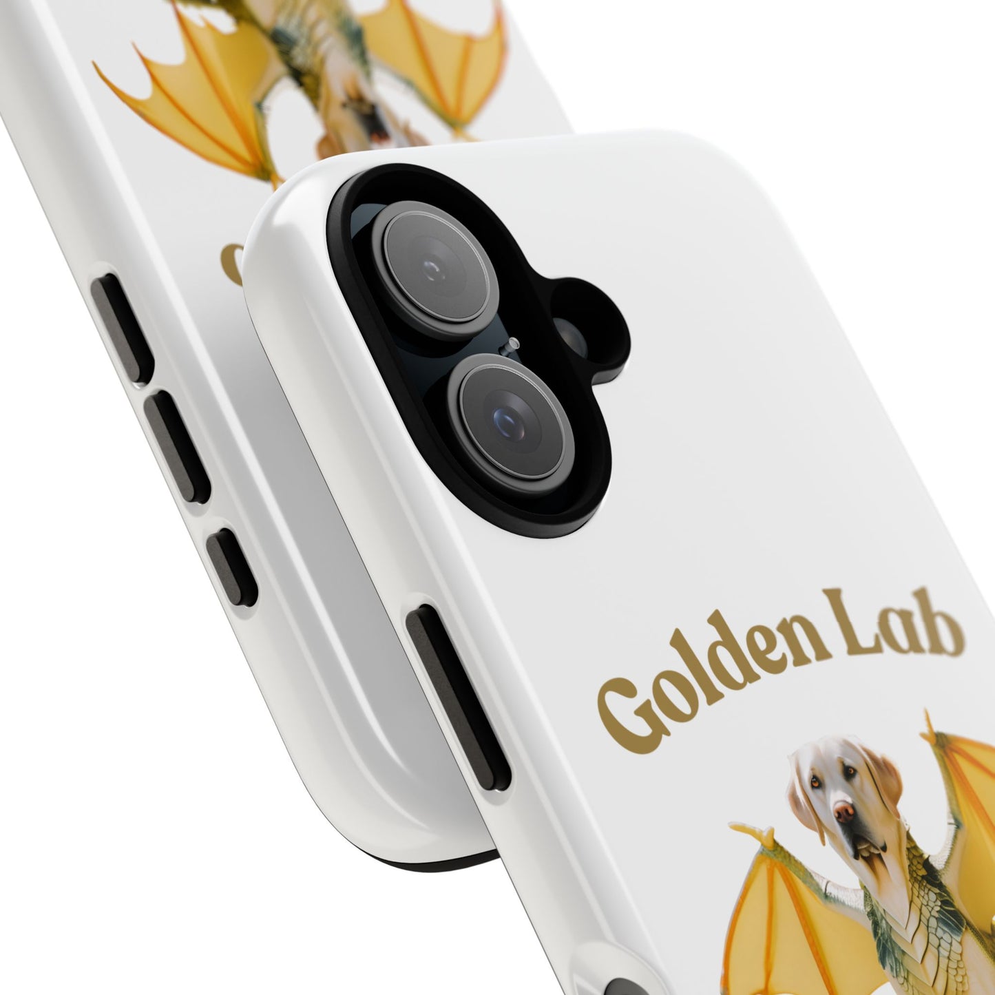 Golden Lab Dragon Phone Case - Tough Protection with a Fun Twist