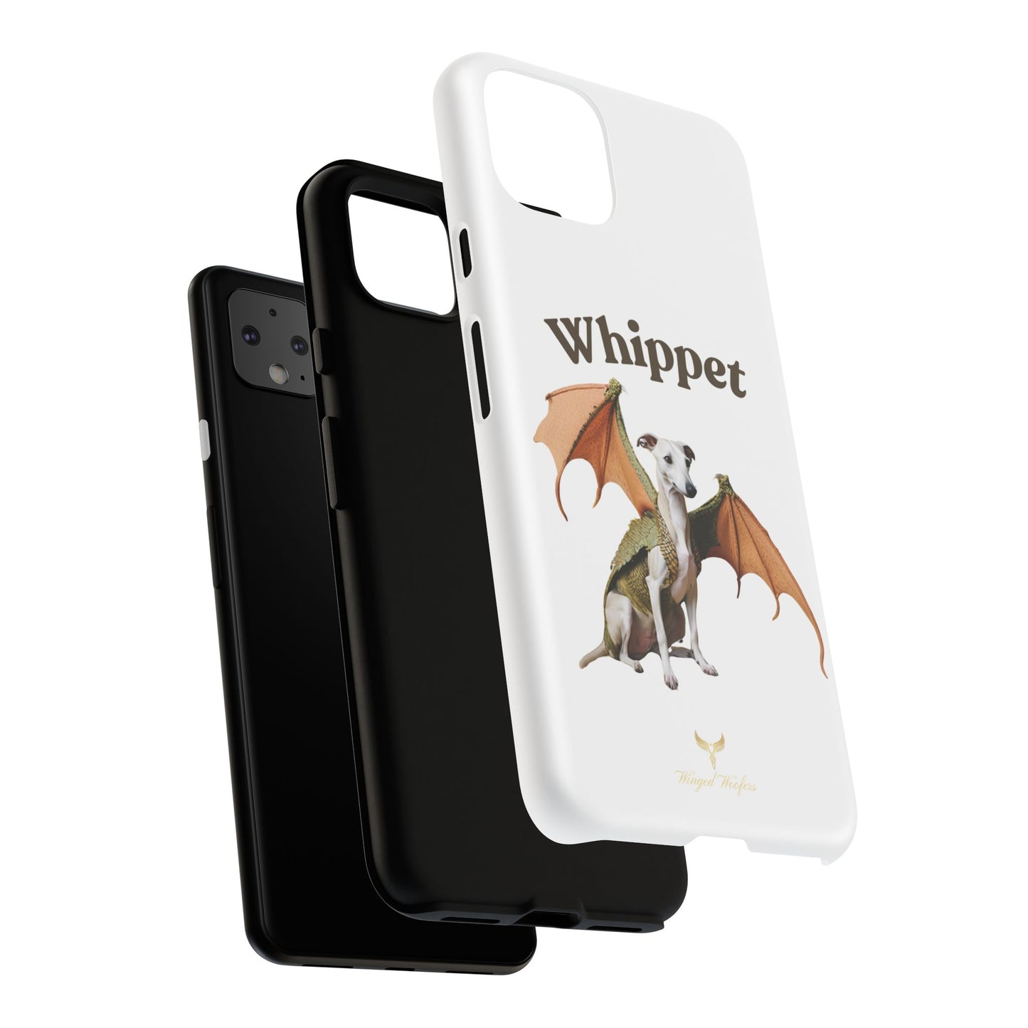 Whippet Dragon Phone Case - Tough & Stylish Pet Accessory