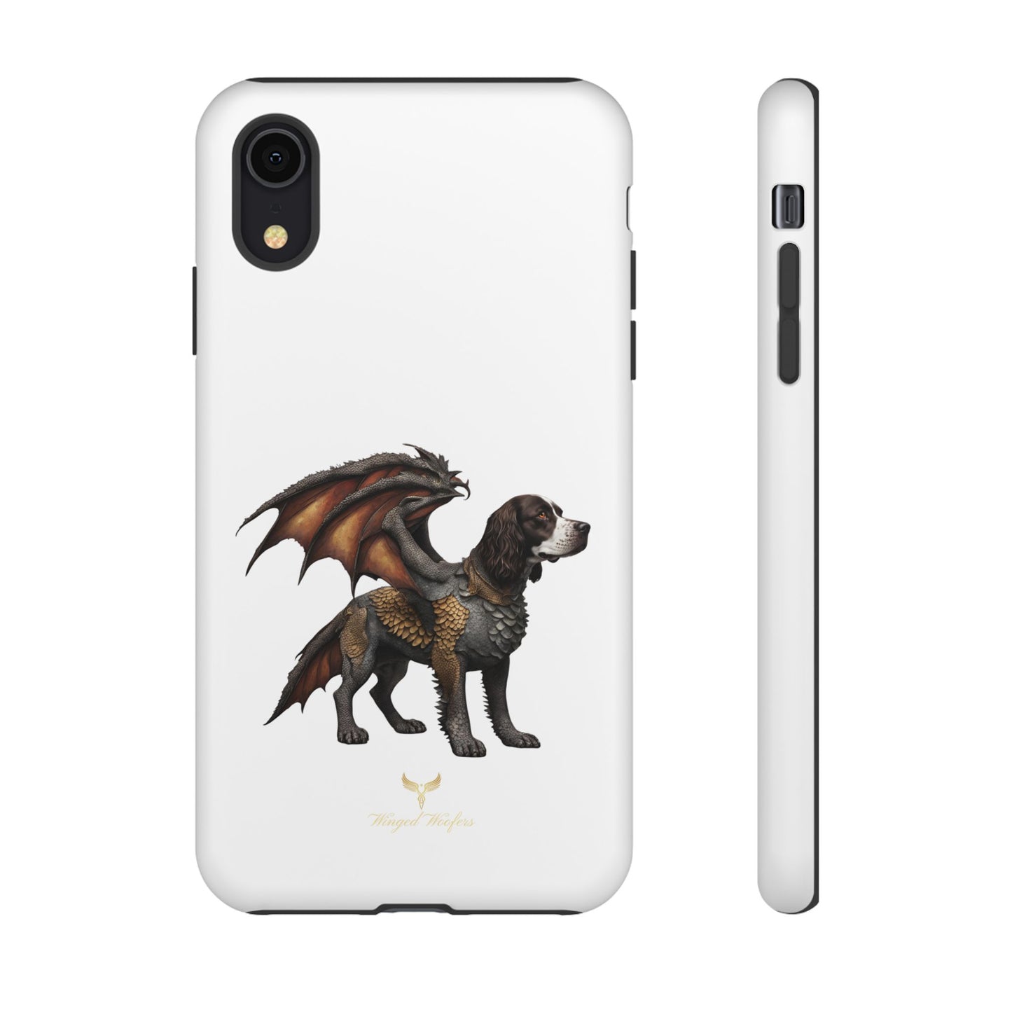 Fantasy Springer Spaniel as a Dragon Phone Case - Tough Cases for Pet Lovers