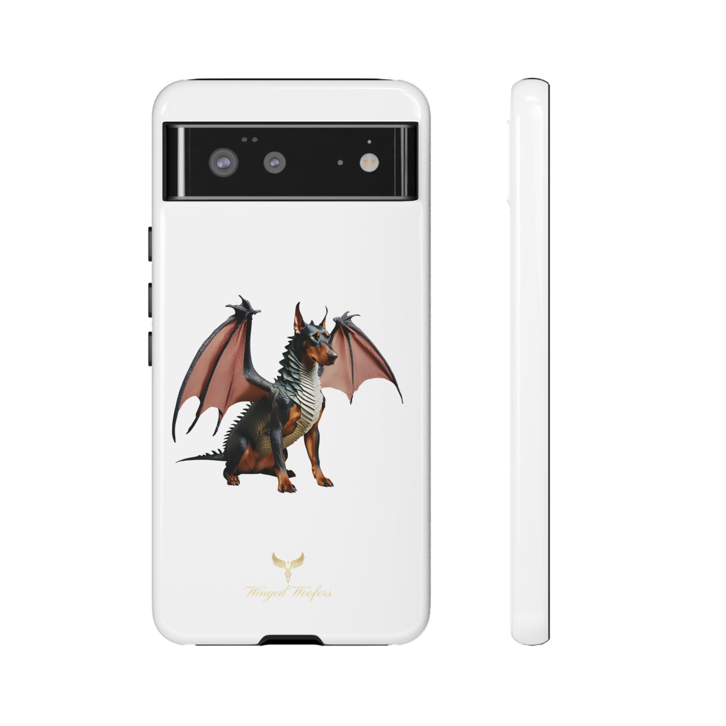 Mythical Doberman Pinscher Dragon Phone Case - Tough & Stylish Protection