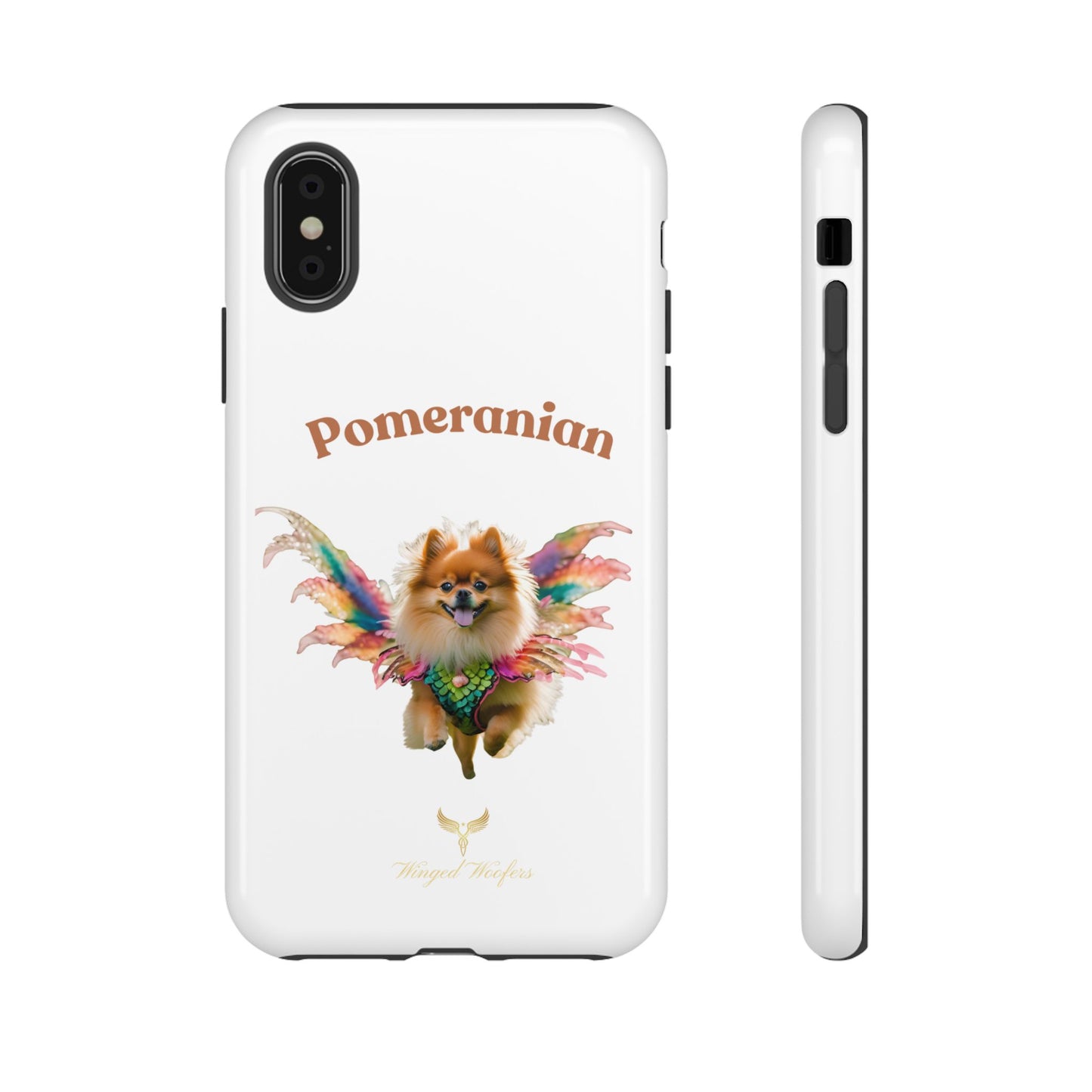 Pomeranian Winged Dog Phone Case – Cute Dog Lover Accessory