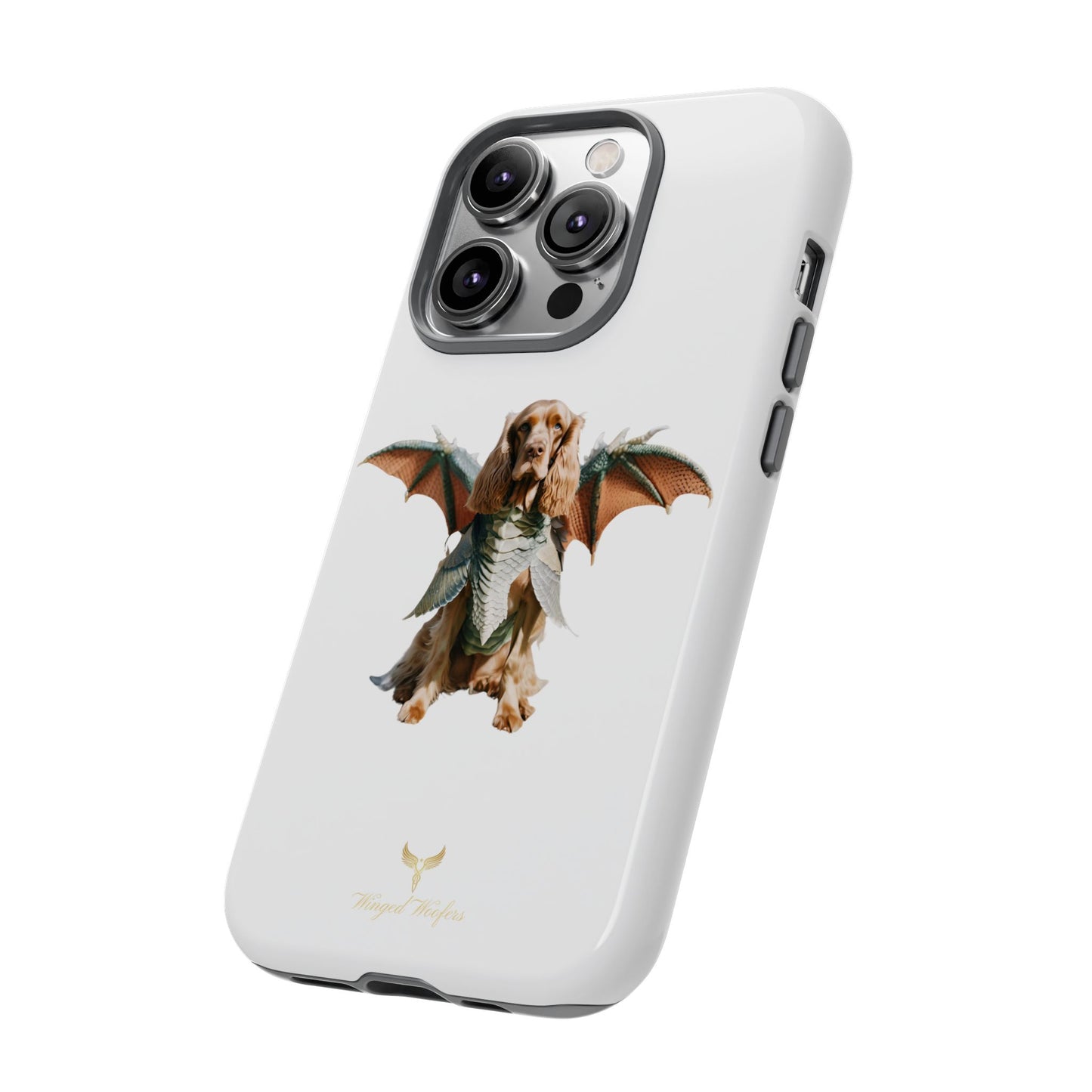 Dragon Wing Cocker Spaniel Dog Phone Case - Tough Cases for Pet Lovers