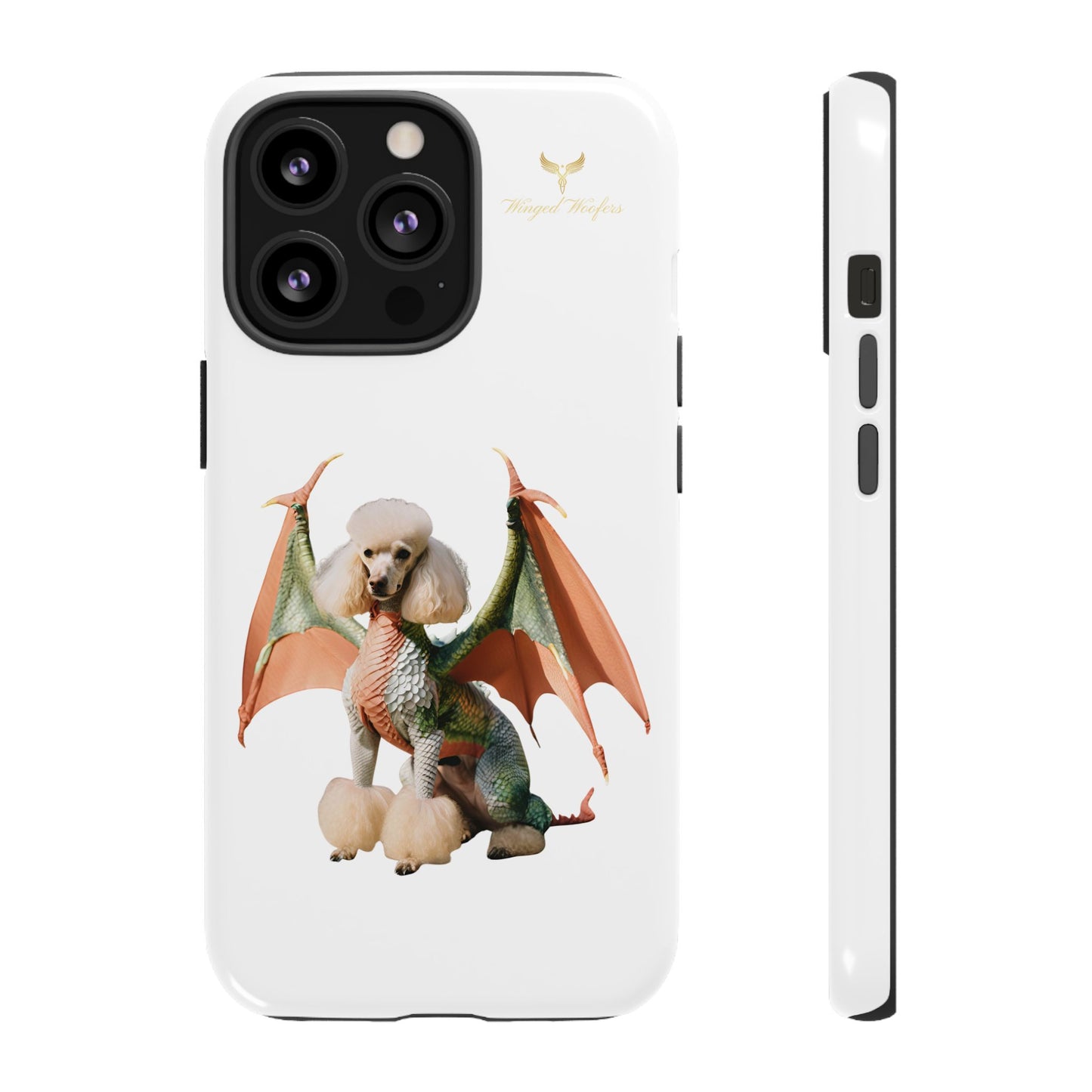 Unique Dragon Poodle Phone Case - Tough Cases for Pet Lovers