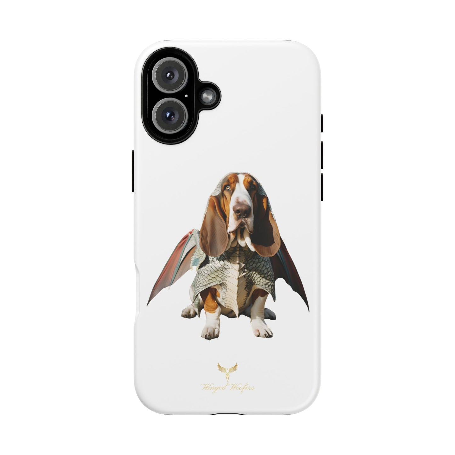 Whimsical Basset Hound Dog Phone Case - Tough Cases for Animal Lovers