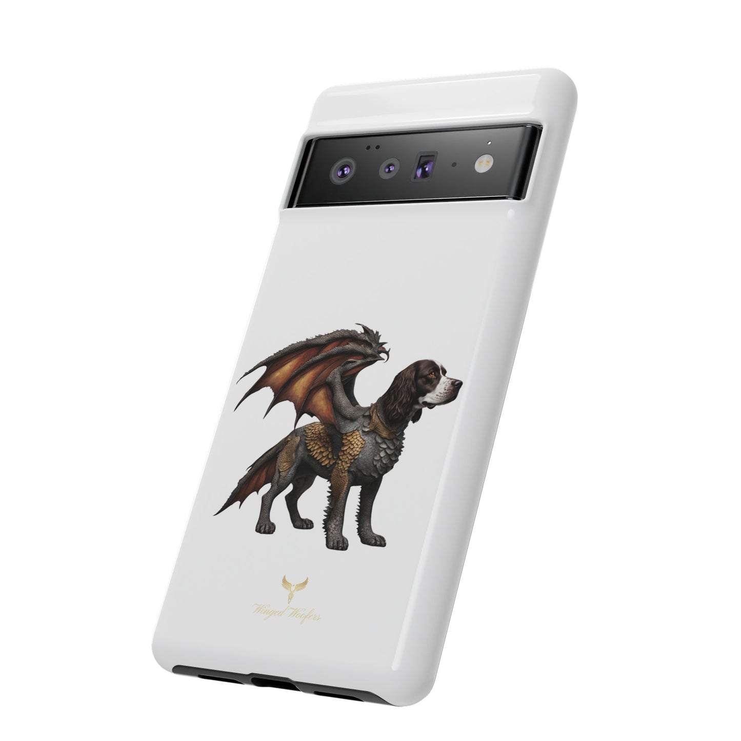 Fantasy Springer Spaniel as a Dragon Phone Case - Tough Cases for Pet Lovers