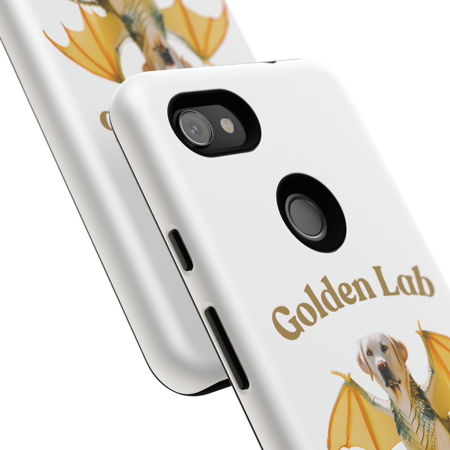 Golden Lab Dragon Phone Case - Tough Protection with a Fun Twist