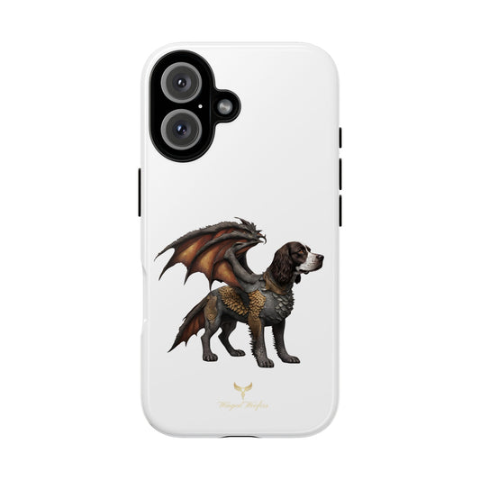 Fantasy Springer Spaniel as a Dragon Phone Case - Tough Cases for Pet Lovers