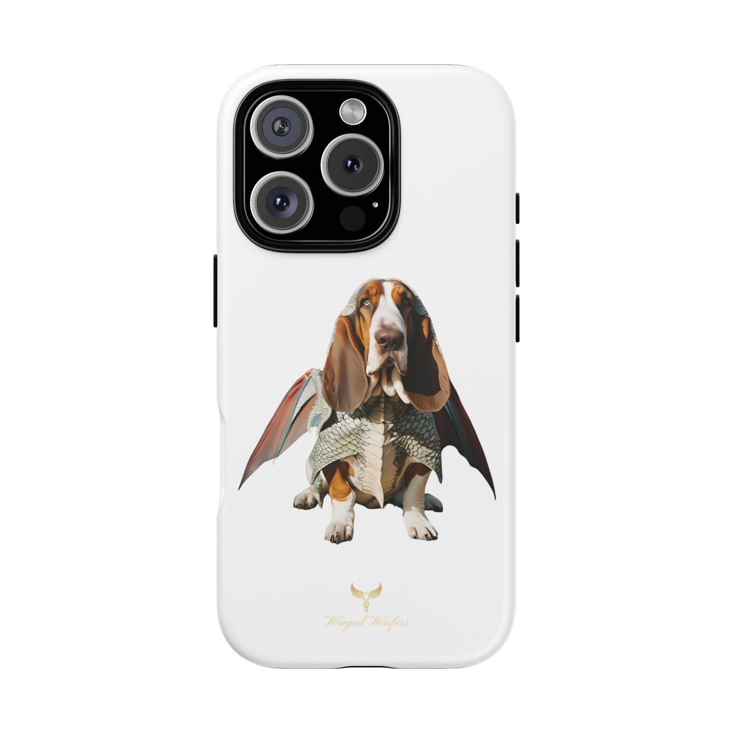 Whimsical Basset Hound Dog Phone Case - Tough Cases for Animal Lovers