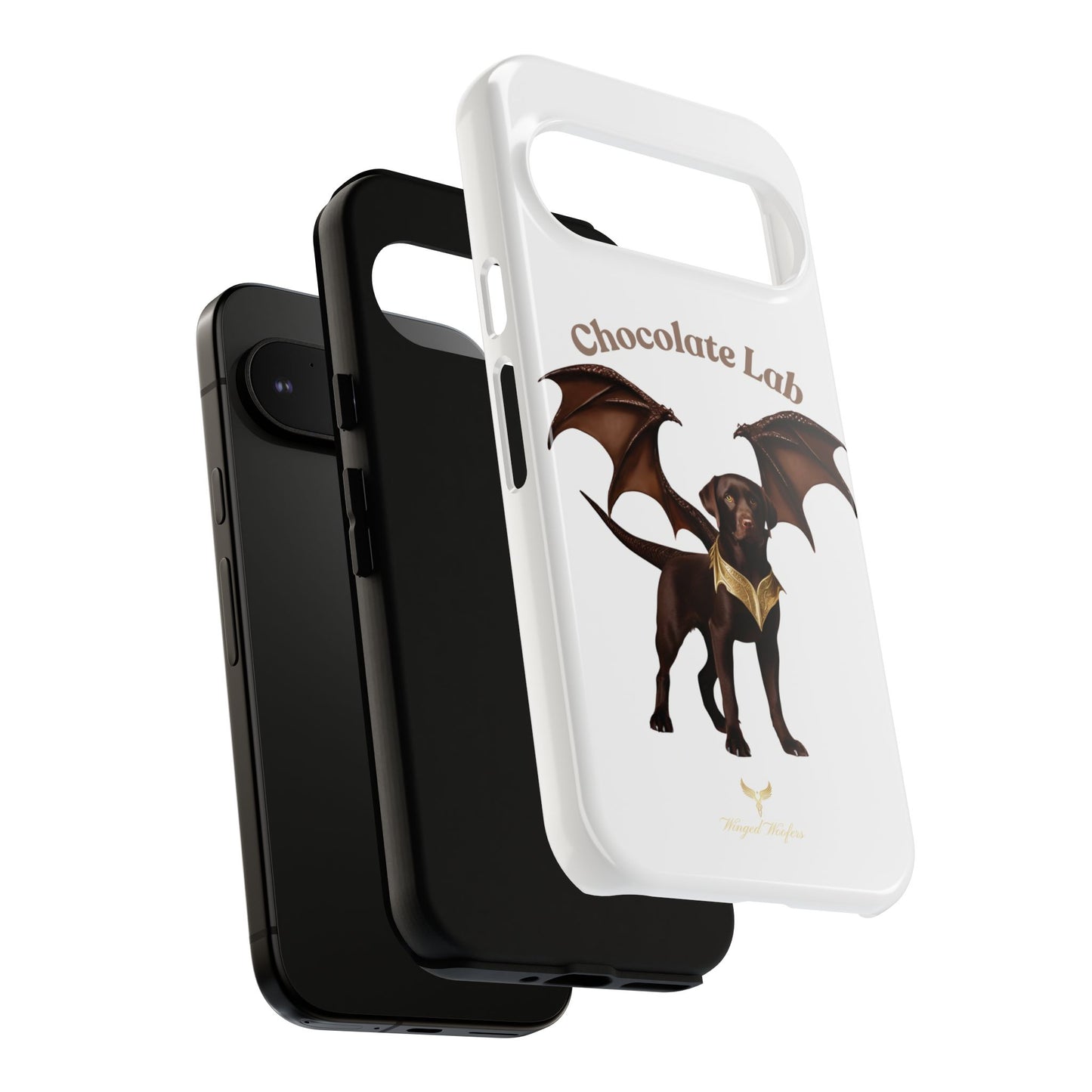 Chocolate Lab Dragon Phone Case - Tough & Stylish for Dog Lovers