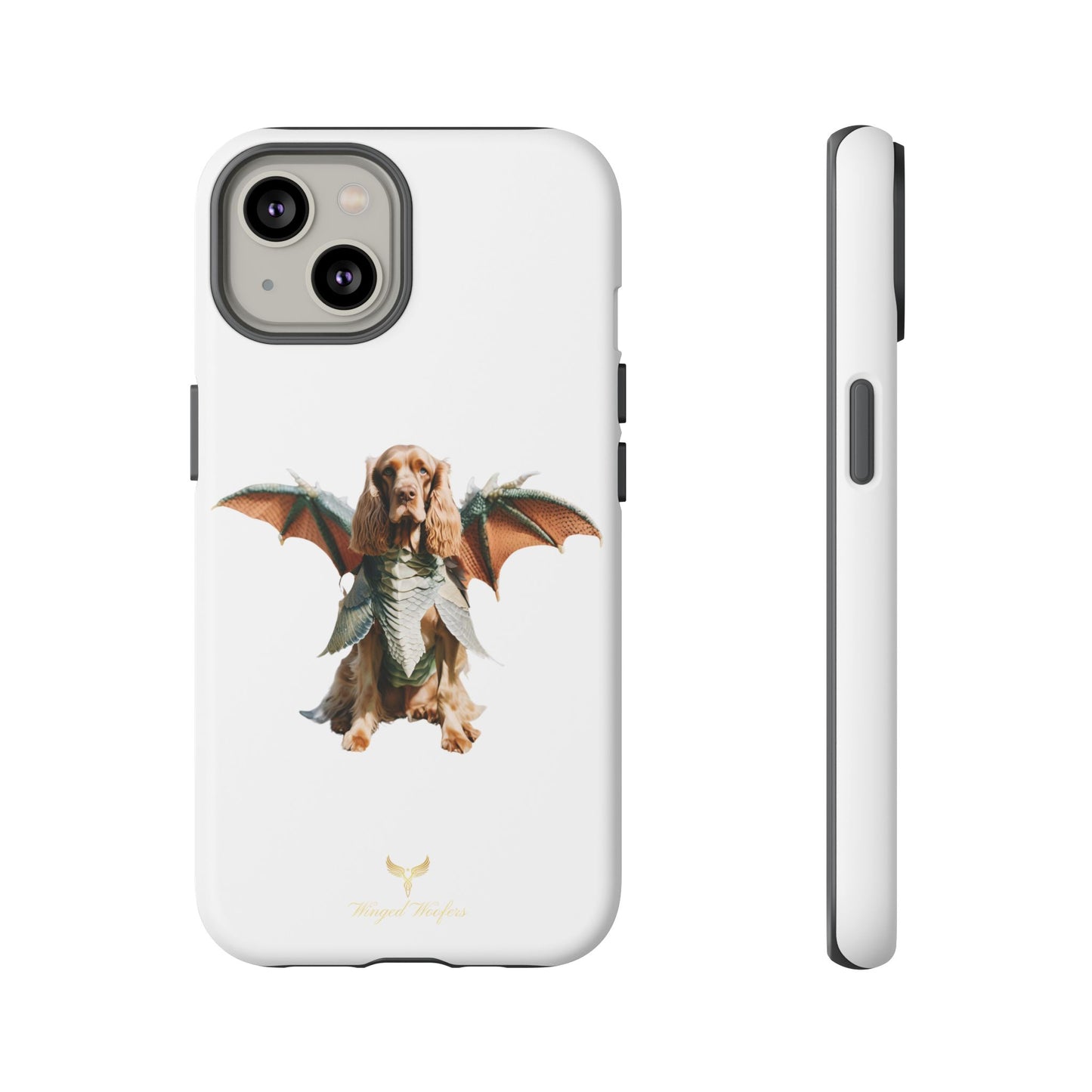 Dragon Wing Cocker Spaniel Dog Phone Case - Tough Cases for Pet Lovers