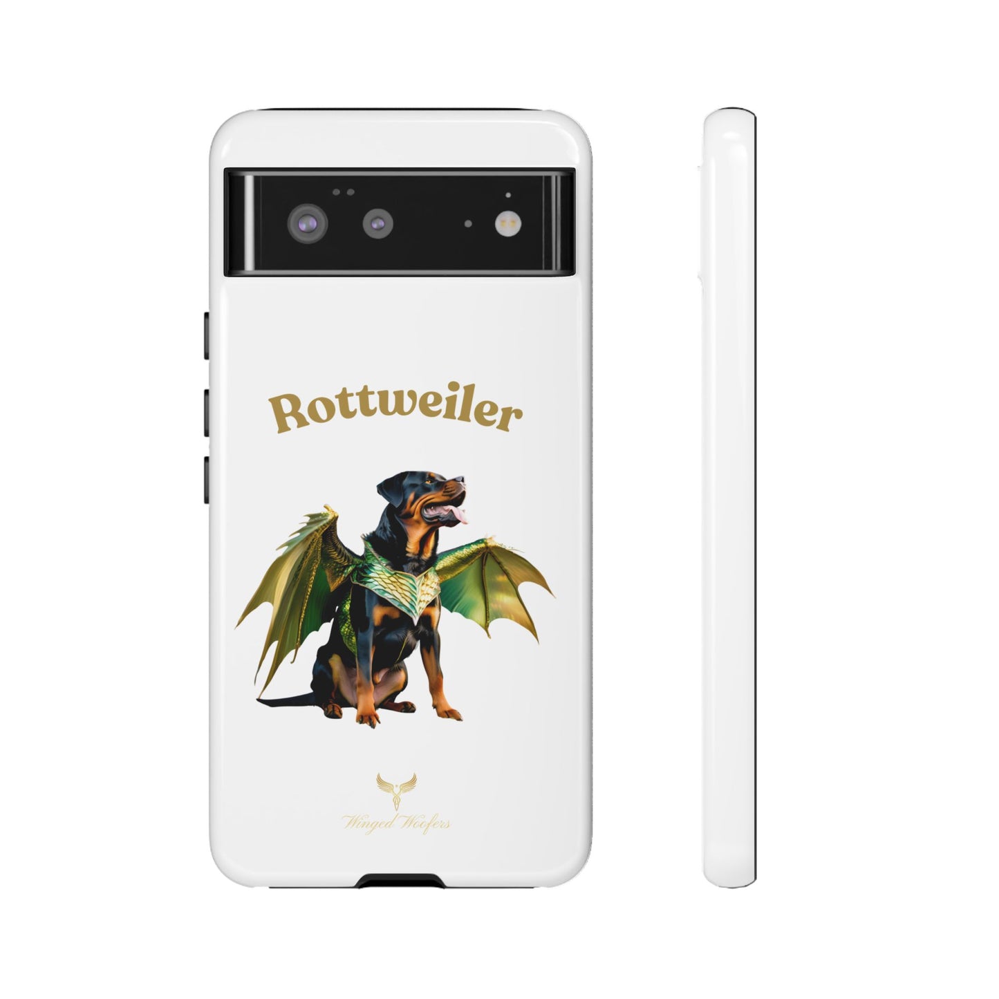 Rottweiler Dragon Wings Phone Case - Tough Cases for Dog Lovers