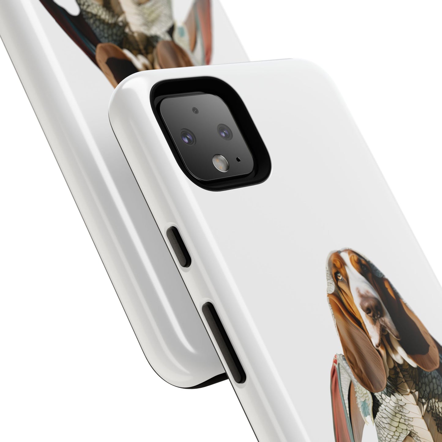 Whimsical Basset Hound Dog Phone Case - Tough Cases for Animal Lovers