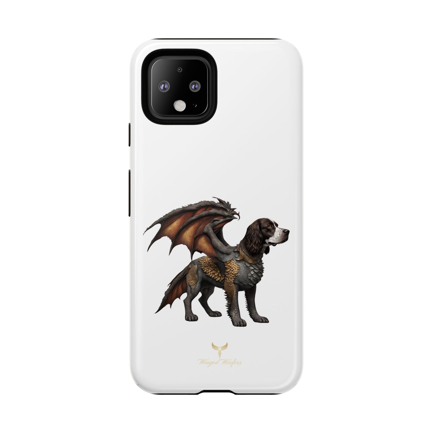 Fantasy Springer Spaniel as a Dragon Phone Case - Tough Cases for Pet Lovers