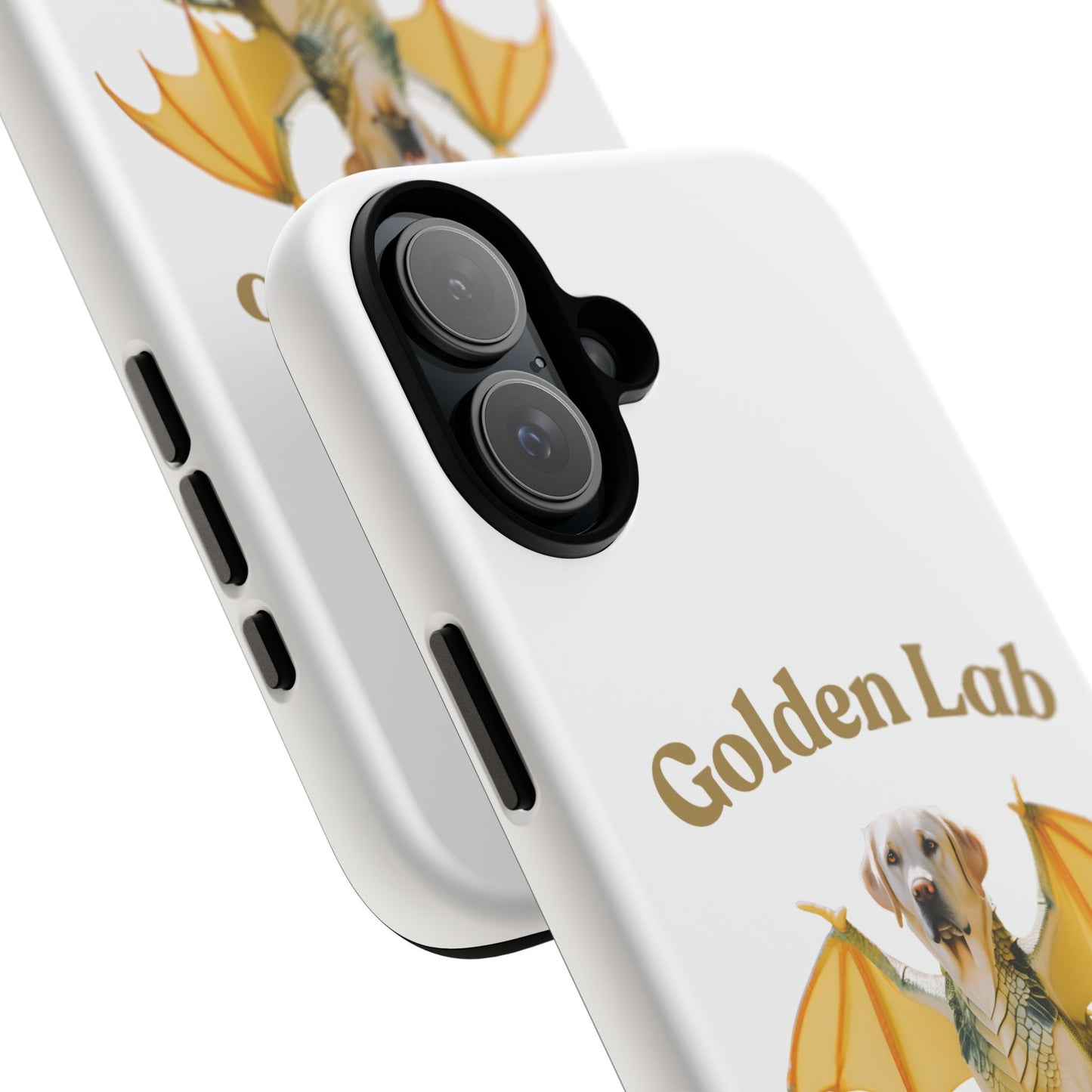 Golden Lab Dragon Phone Case - Tough Protection with a Fun Twist