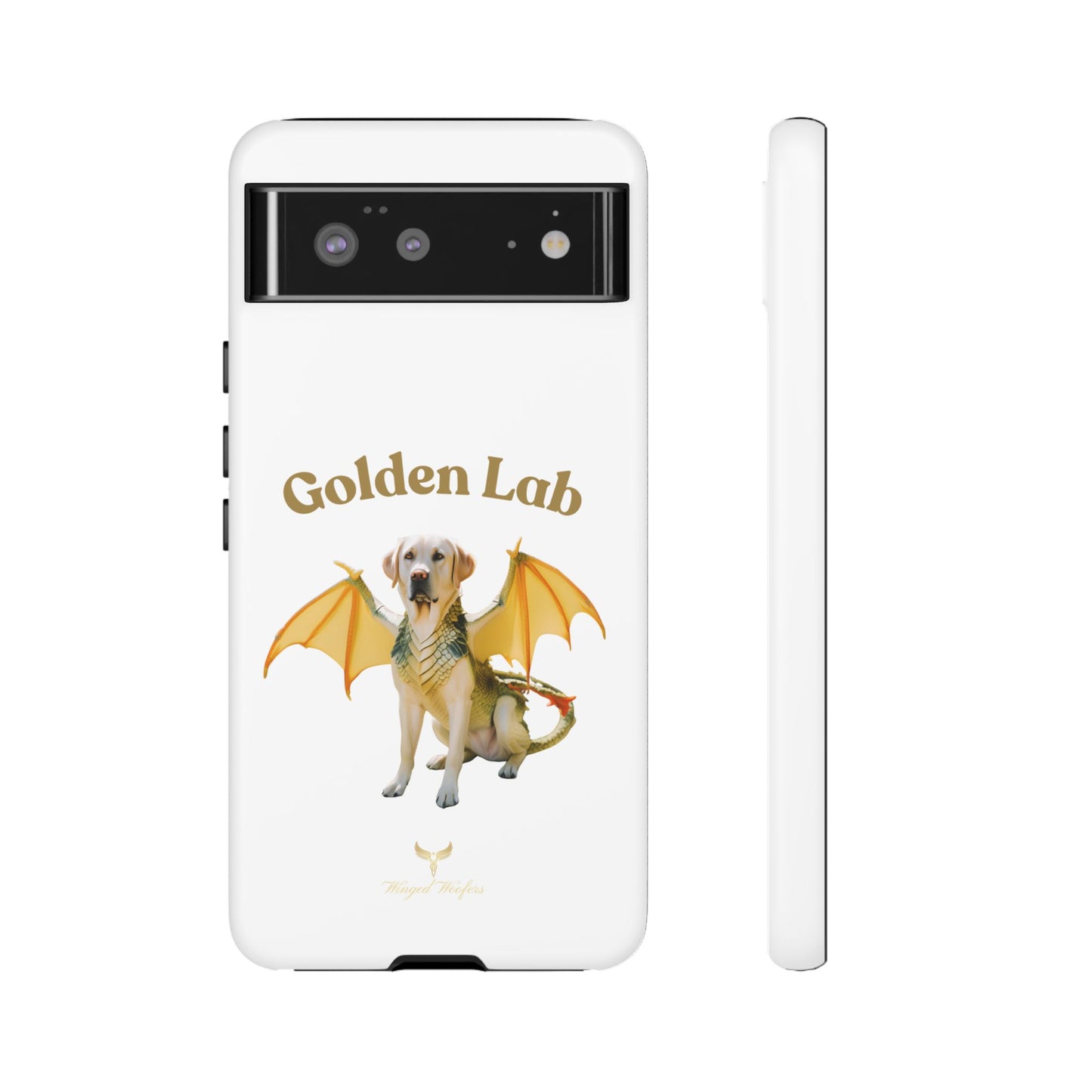 Golden Lab Dragon Phone Case - Tough Protection with a Fun Twist