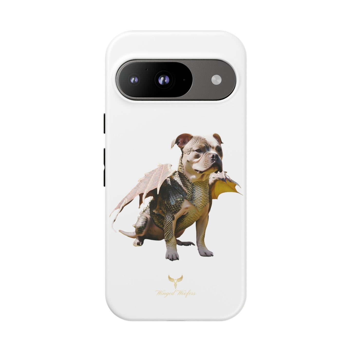 Staffordshire Bulldog Dragon Tough Phone Case - Unique Animal Design for Pet Lovers