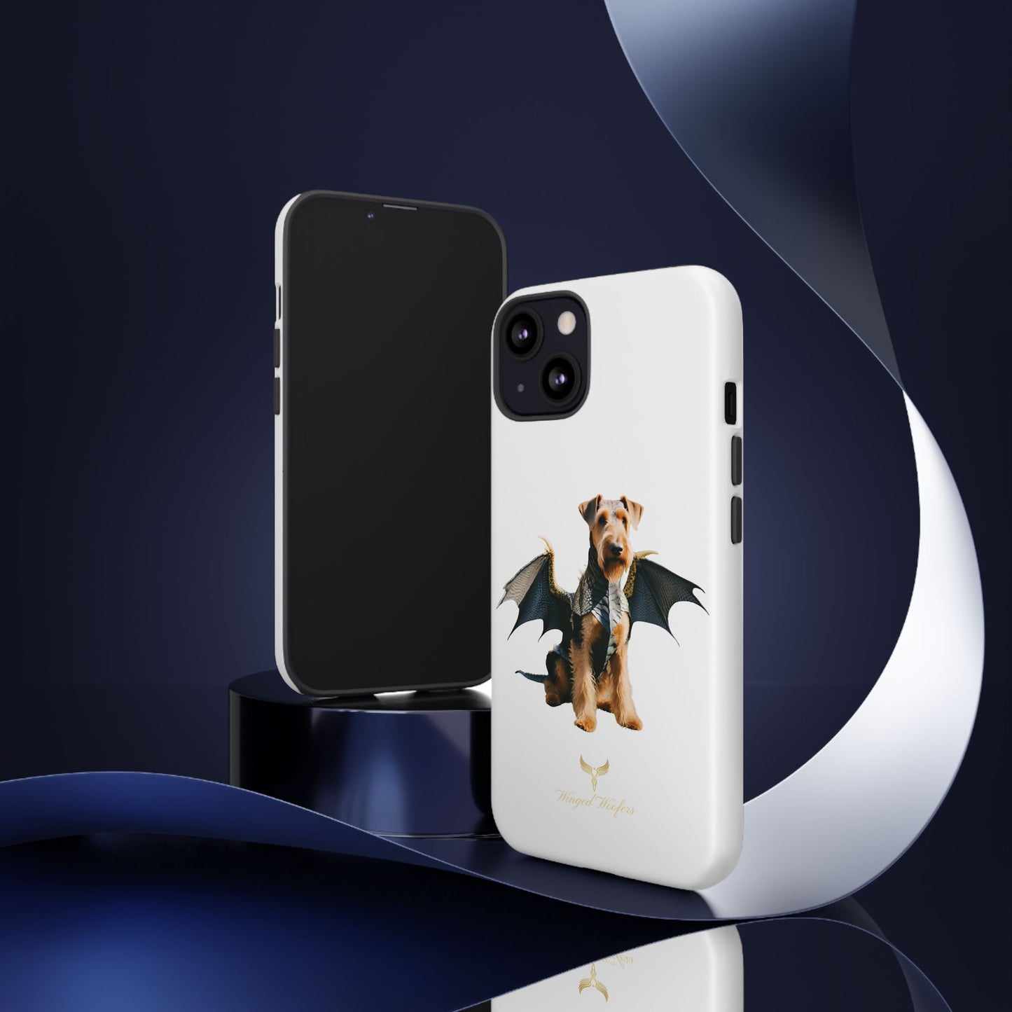 Cool Dragon Airedale Terrier Dog Phone Case - Tough Cases for Pet Lovers