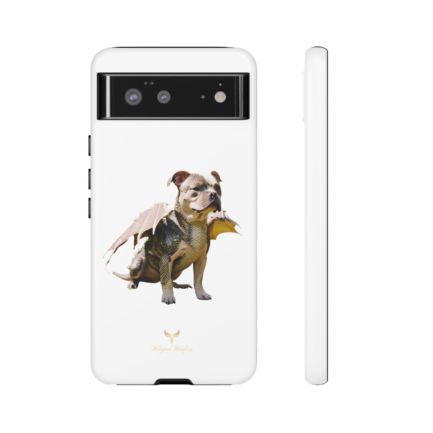 Staffordshire Bulldog Dragon Tough Phone Case - Unique Animal Design for Pet Lovers