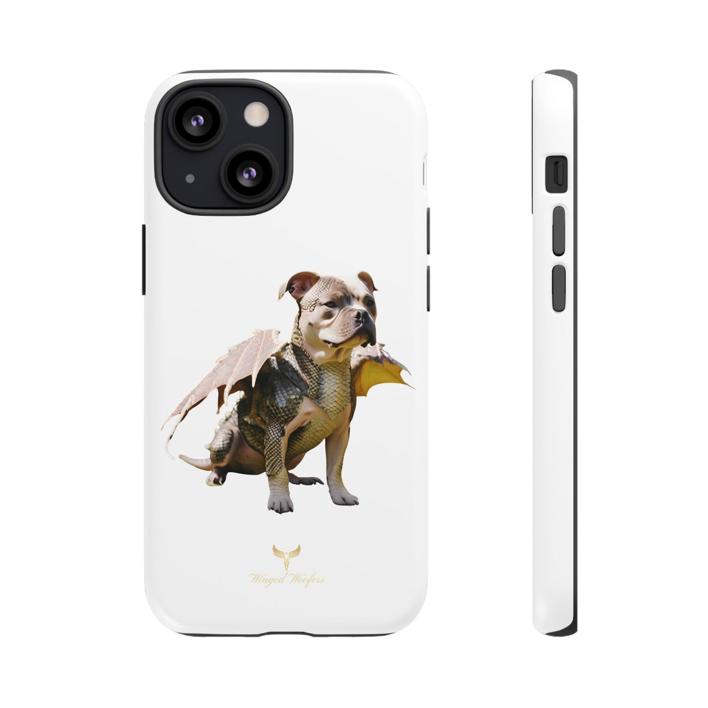 Staffordshire Bulldog Dragon Tough Phone Case - Unique Animal Design for Pet Lovers