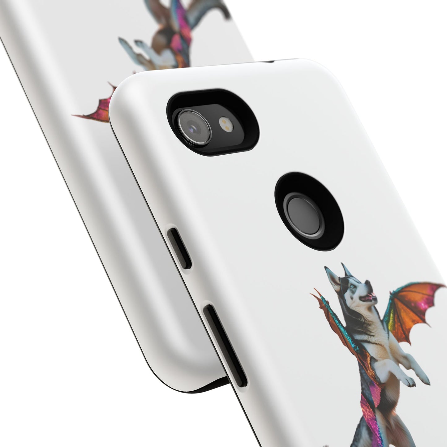 Magical Husky Pet Phone Case - Winged Dog Design | Tough Cases | Unique Animal Lover Gift