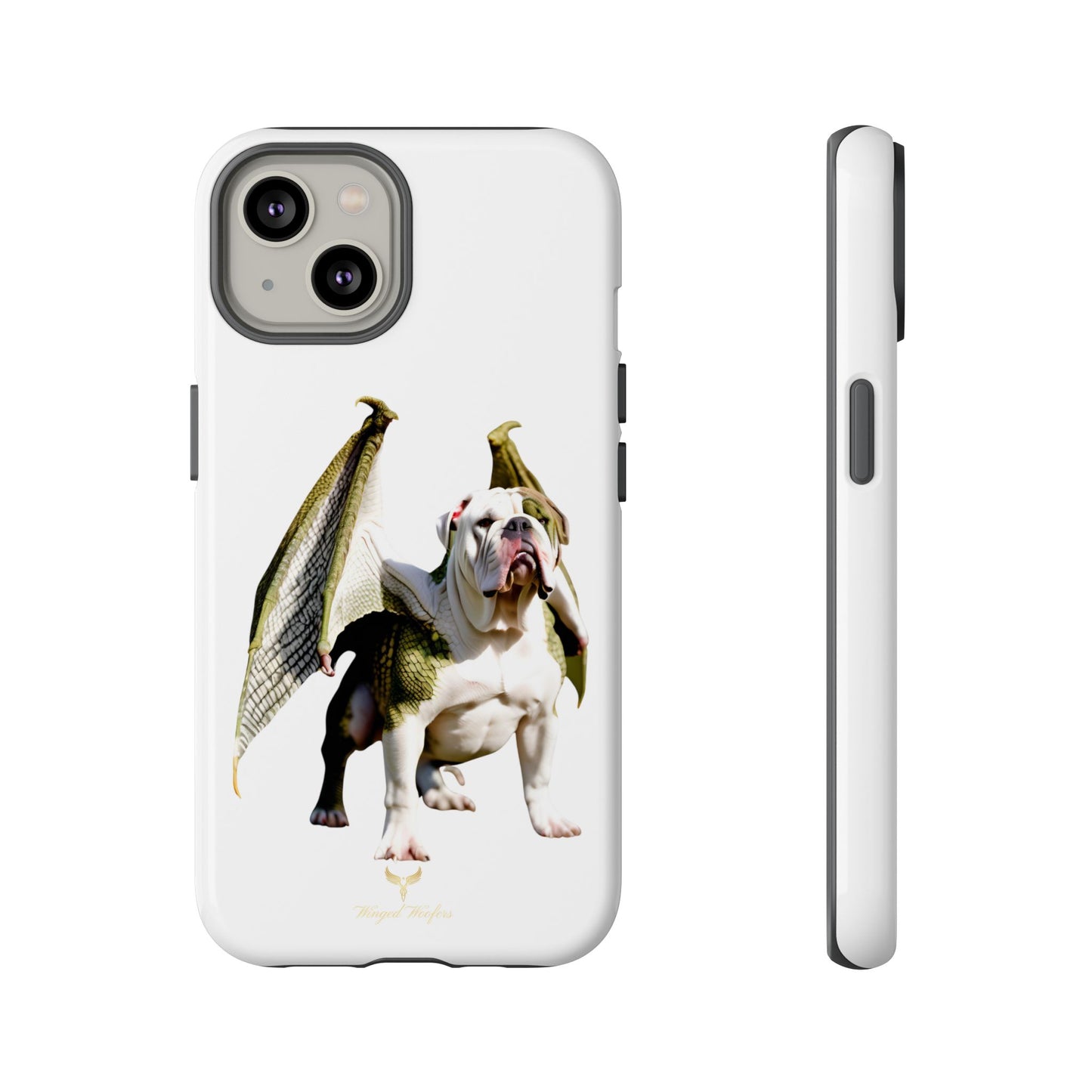 English Bulldog Dragon Phone Case - Tough & Unique Design