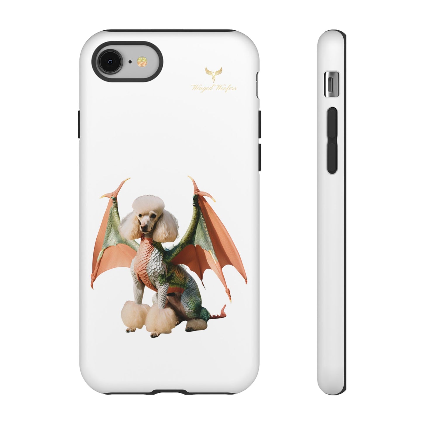 Unique Dragon Poodle Phone Case - Tough Cases for Pet Lovers