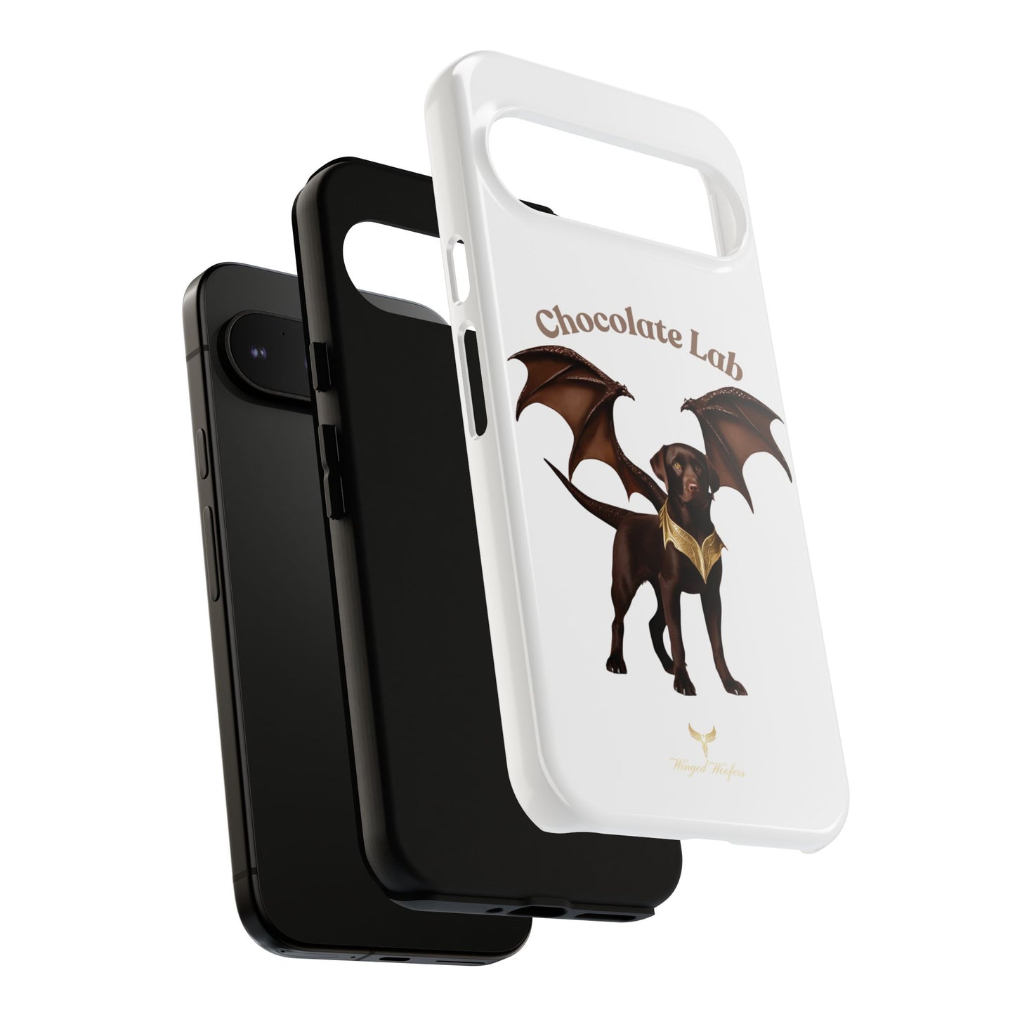 Chocolate Lab Dragon Phone Case - Tough & Stylish for Dog Lovers