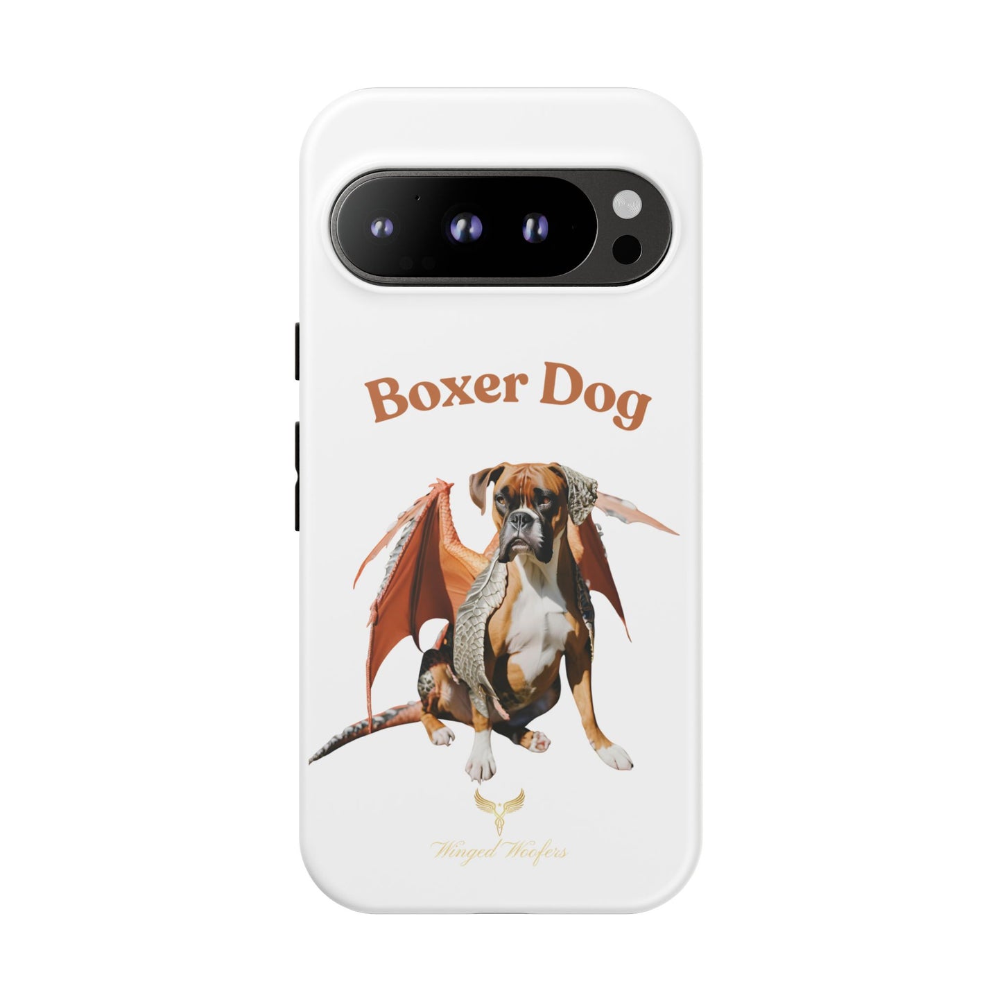 Boxer Dog Dragon Art Phone Case - Tough Cases