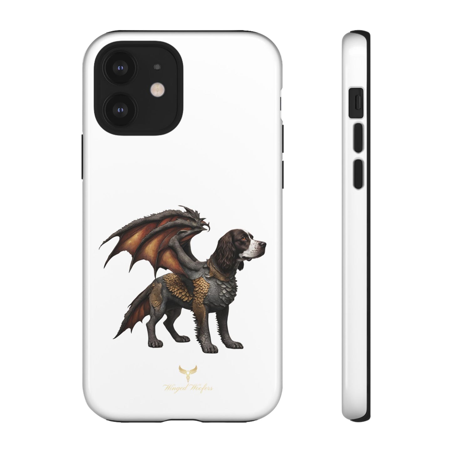 Fantasy Springer Spaniel as a Dragon Phone Case - Tough Cases for Pet Lovers