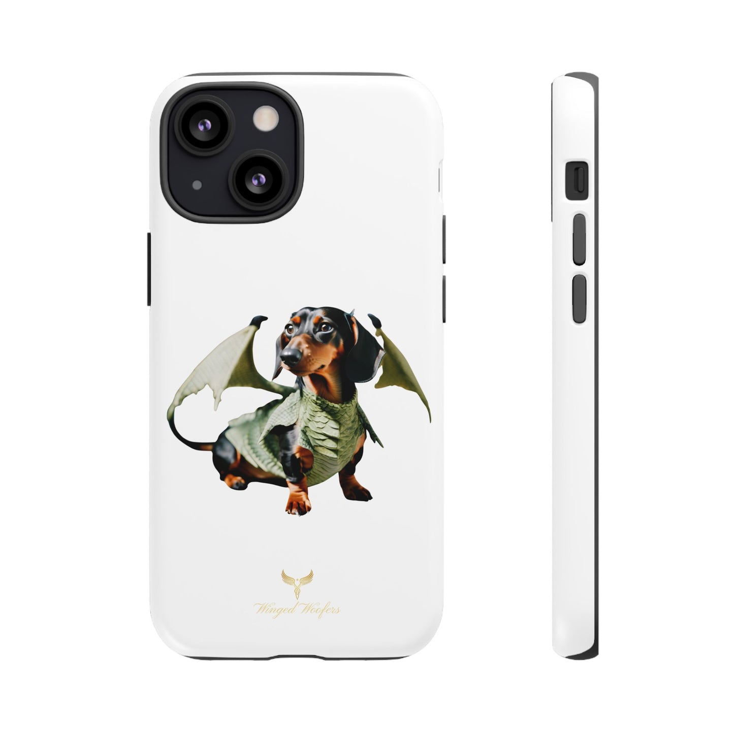 Whimsical Dragon Dog Phone Case - Tough Cases for Pet Lovers