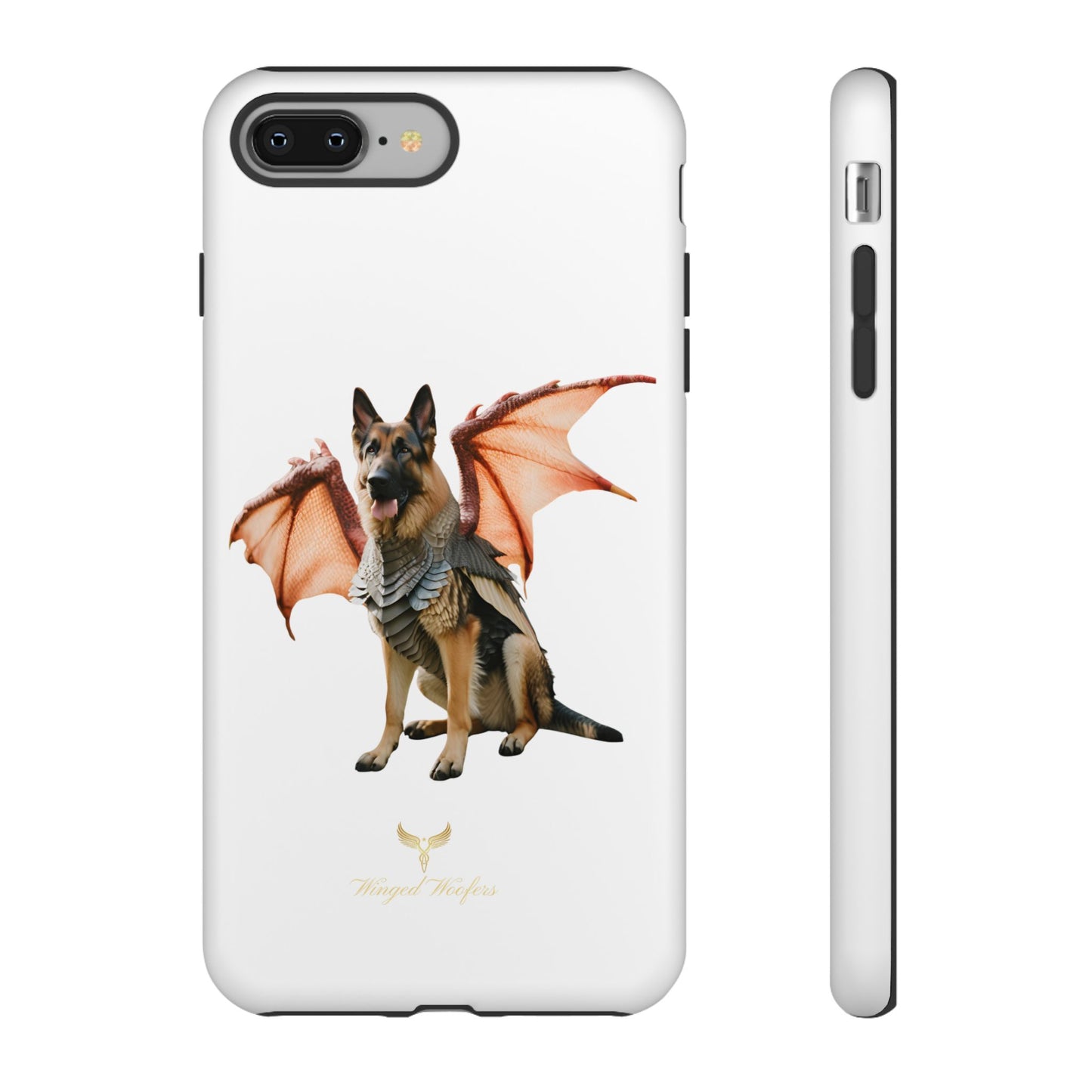 Mythical German Shepherd with Wings Dog iPhone Case | Tough Cases for Pet Lovers