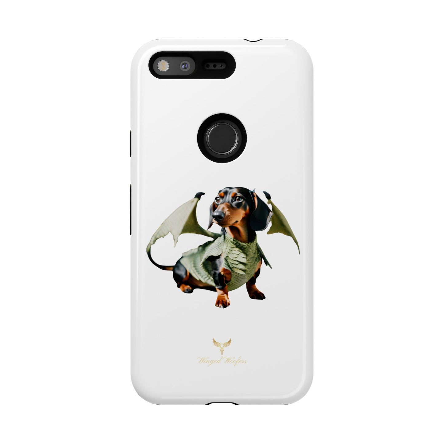 Whimsical Dragon Dog Phone Case - Tough Cases for Pet Lovers