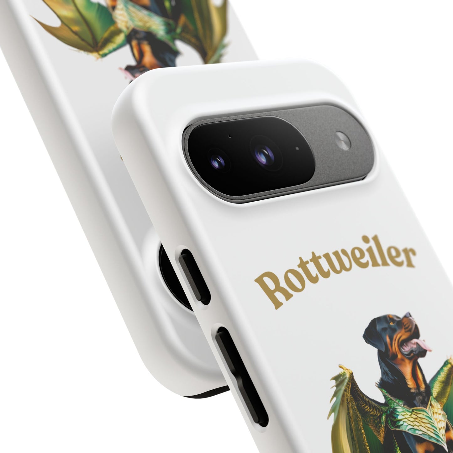 Rottweiler Dragon Wings Phone Case - Tough Cases for Dog Lovers