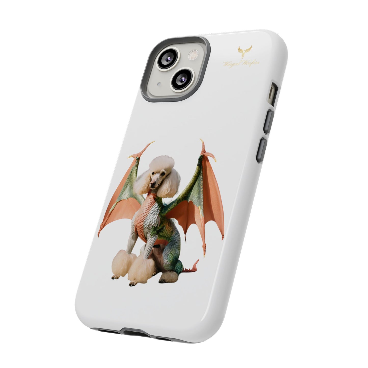 Unique Dragon Poodle Phone Case - Tough Cases for Pet Lovers