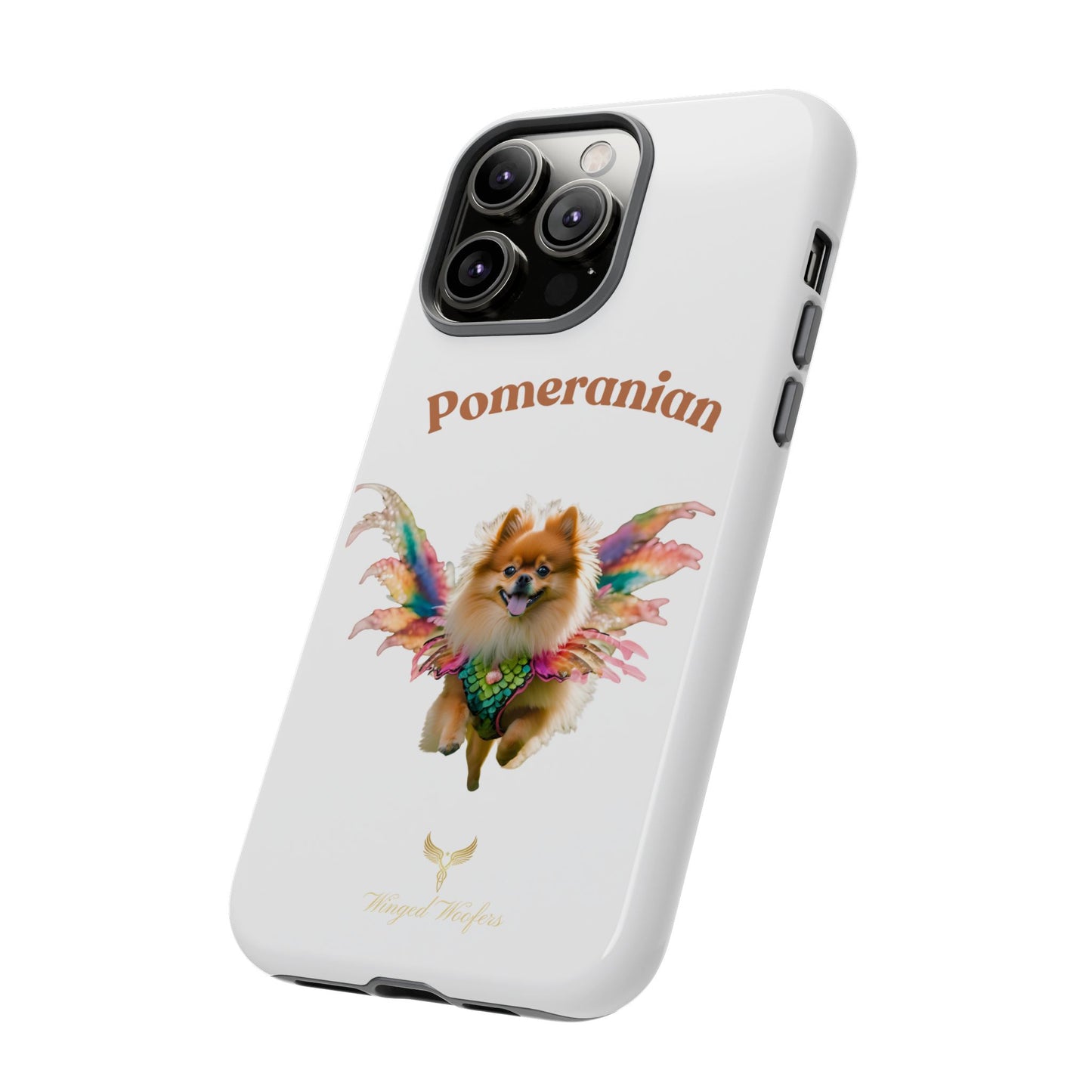 Pomeranian Winged Dog Phone Case – Cute Dog Lover Accessory