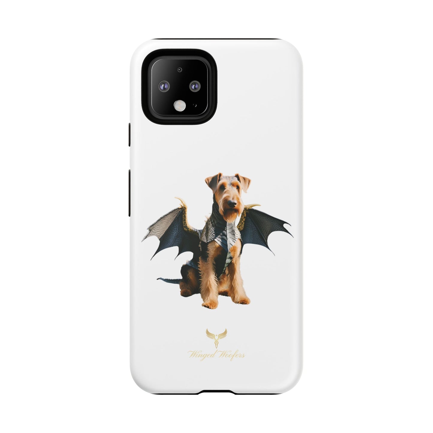 Cool Dragon Airedale Terrier Dog Phone Case - Tough Cases for Pet Lovers