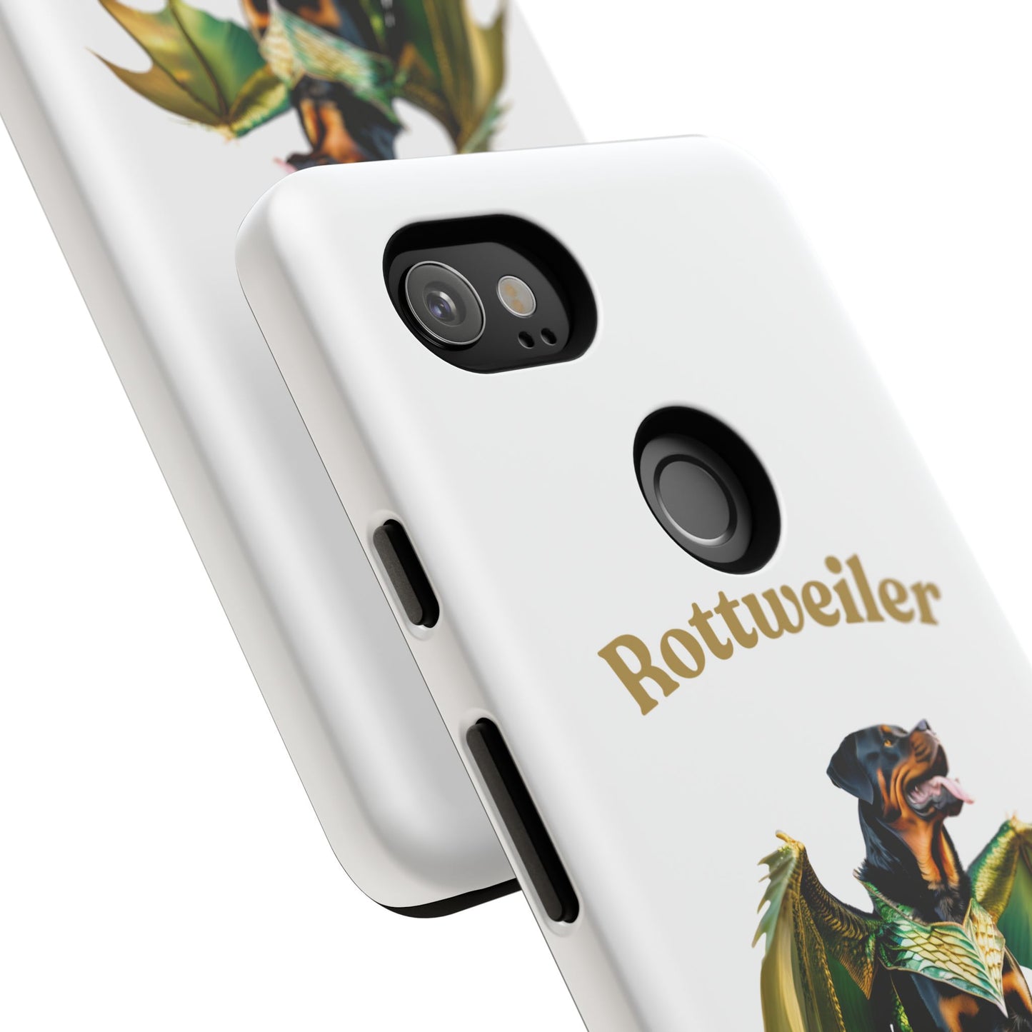 Rottweiler Dragon Wings Phone Case - Tough Cases for Dog Lovers