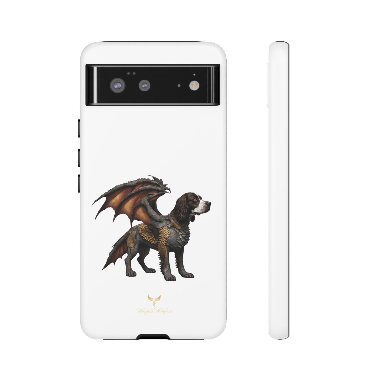 Fantasy Springer Spaniel as a Dragon Phone Case - Tough Cases for Pet Lovers