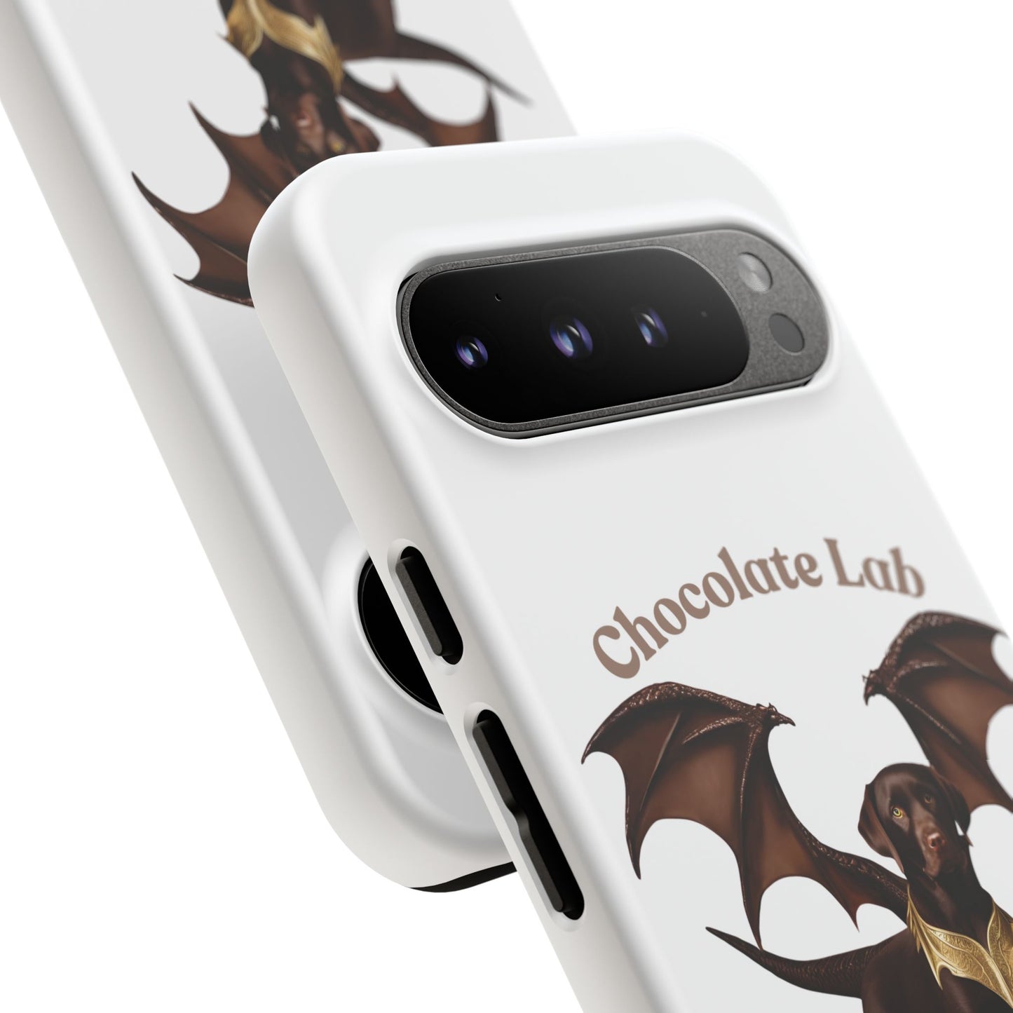 Chocolate Lab Dragon Phone Case - Tough & Stylish for Dog Lovers