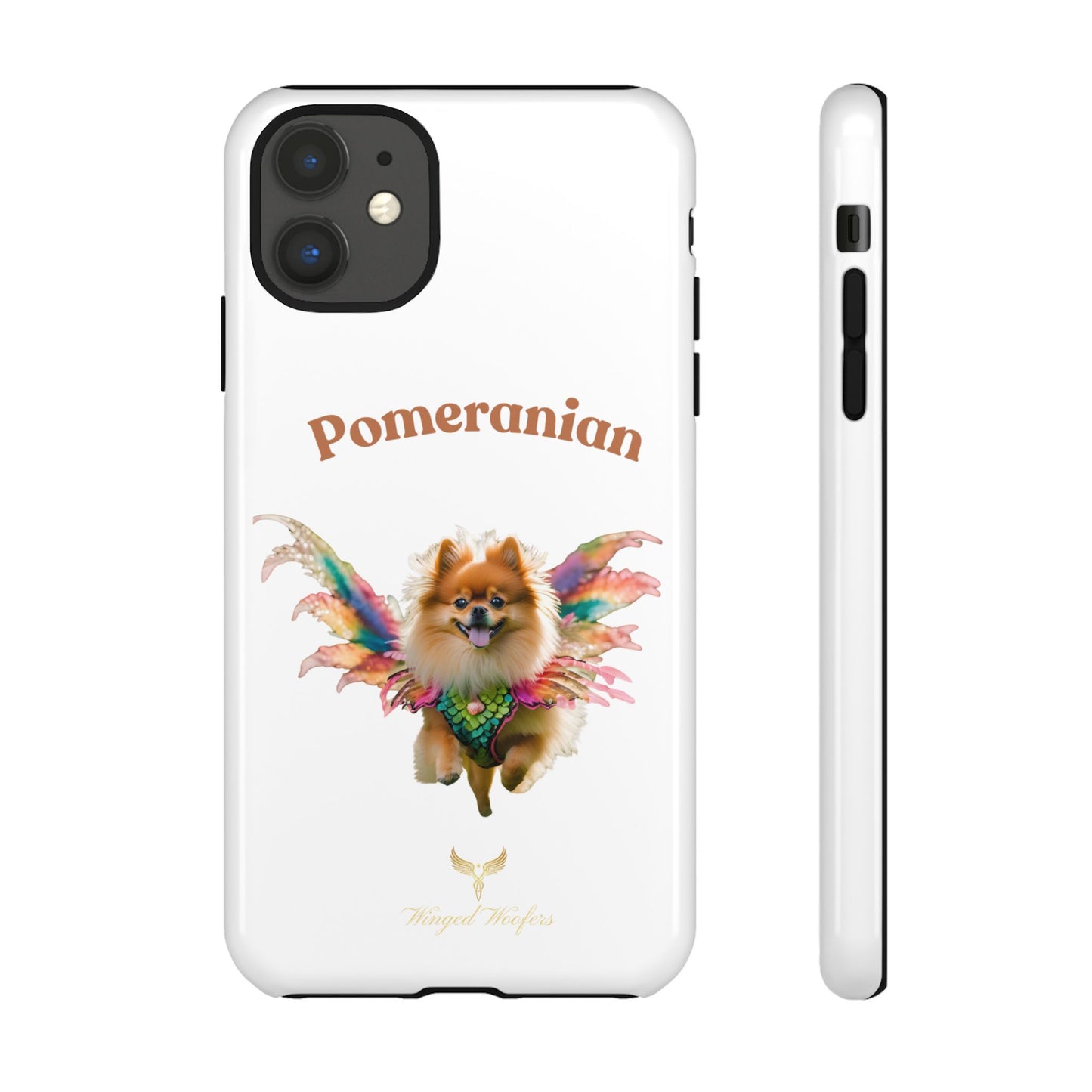 Pomeranian Winged Dog Phone Case – Cute Dog Lover Accessory