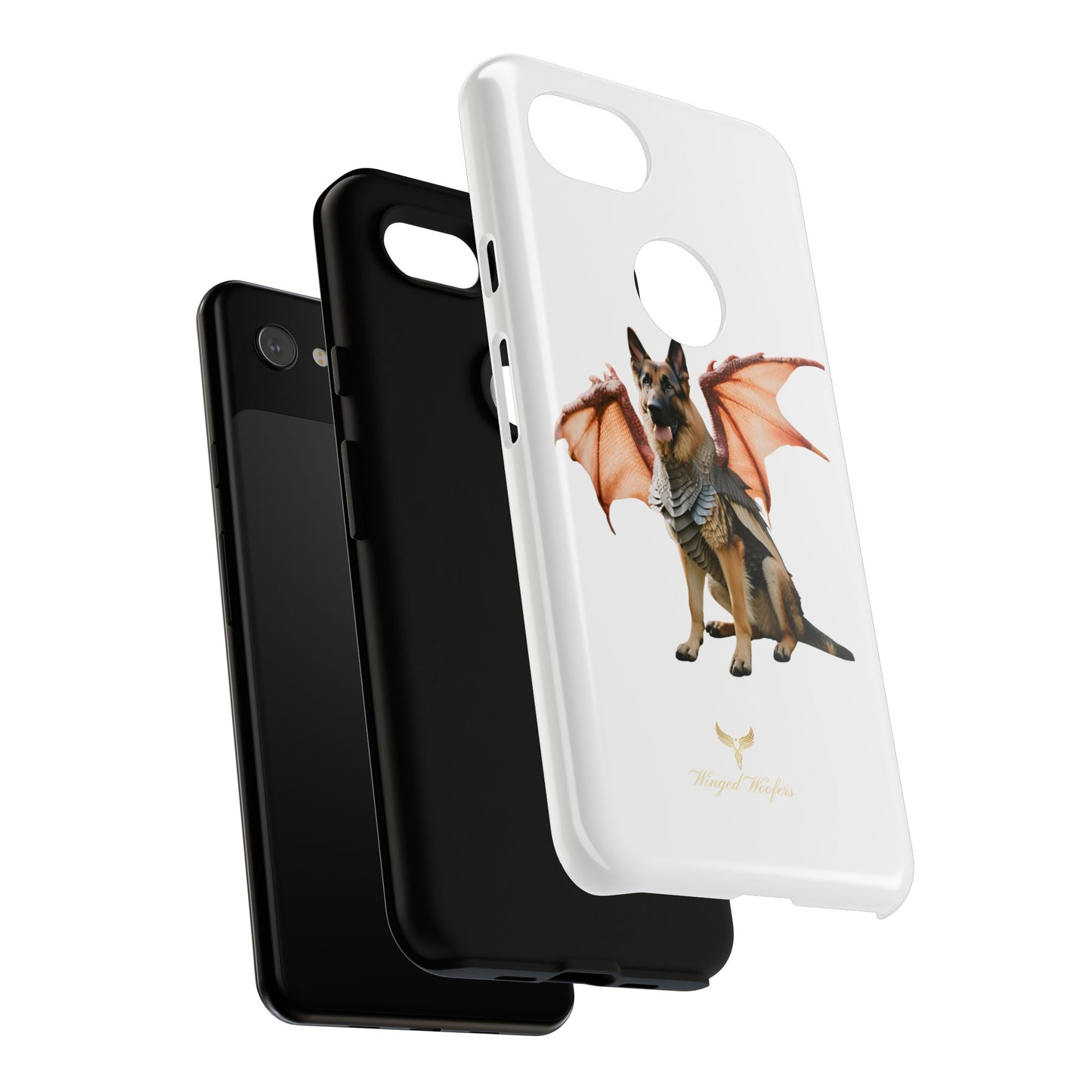 Mythical German Shepherd with Wings Dog iPhone Case | Tough Cases for Pet Lovers