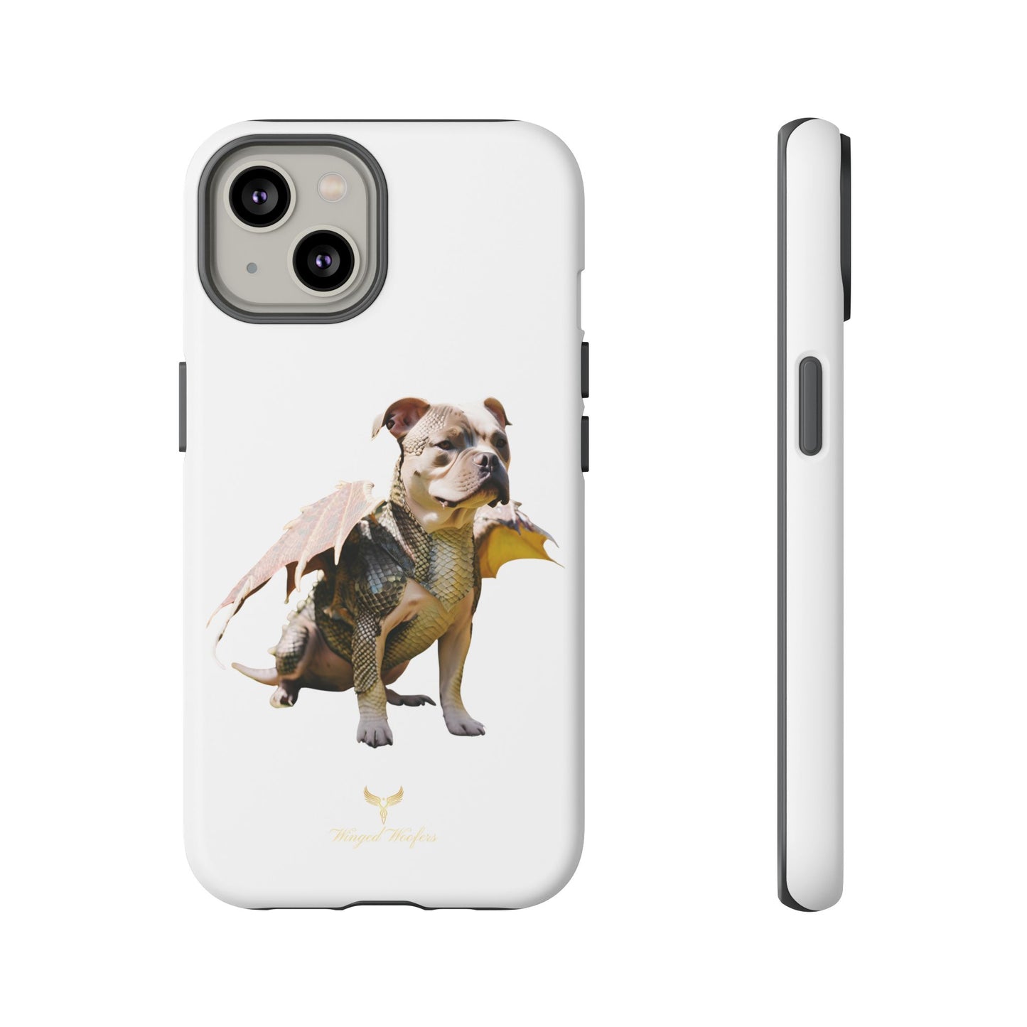 Staffordshire Bulldog Dragon Tough Phone Case - Unique Animal Design for Pet Lovers